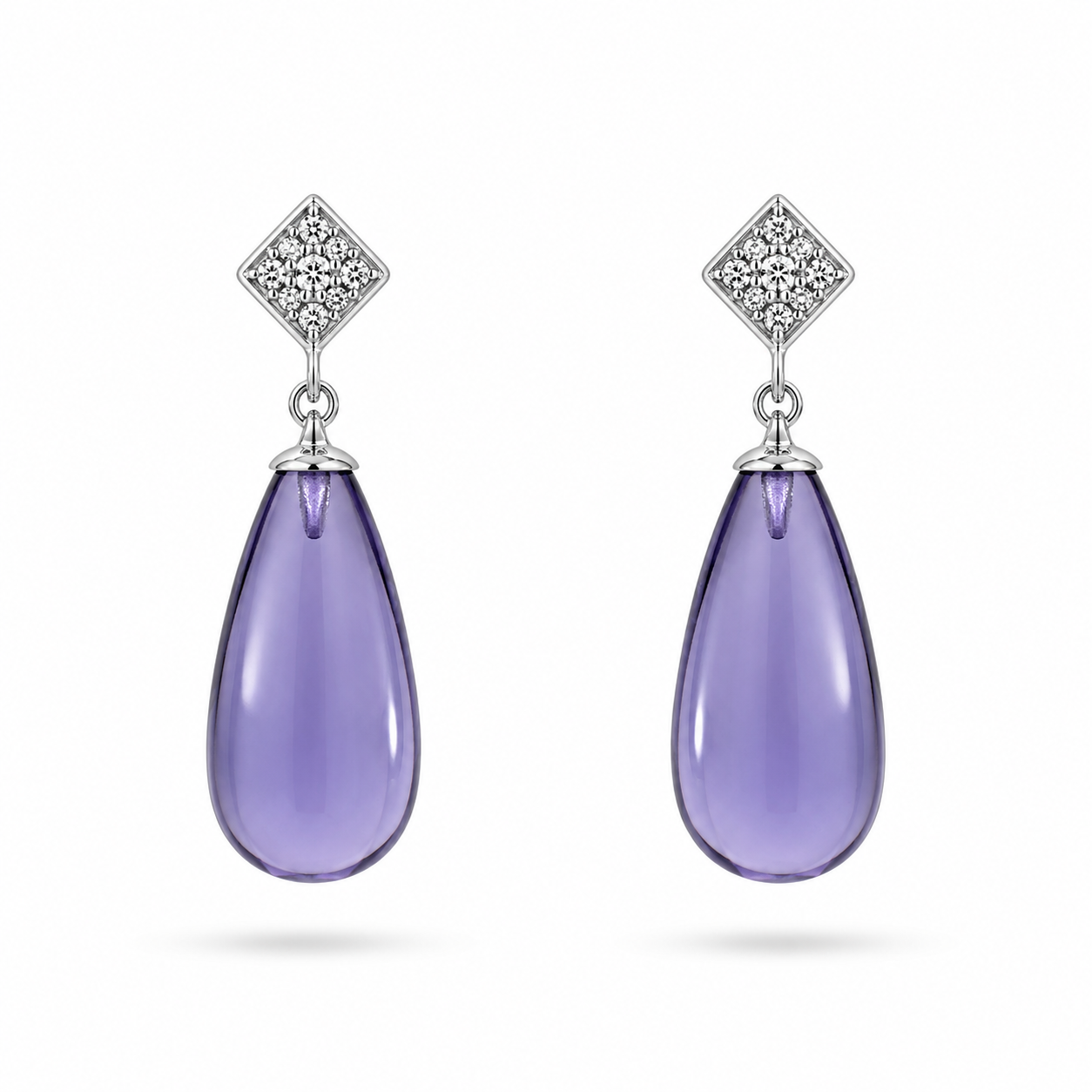 Smokey Amethyst Drops