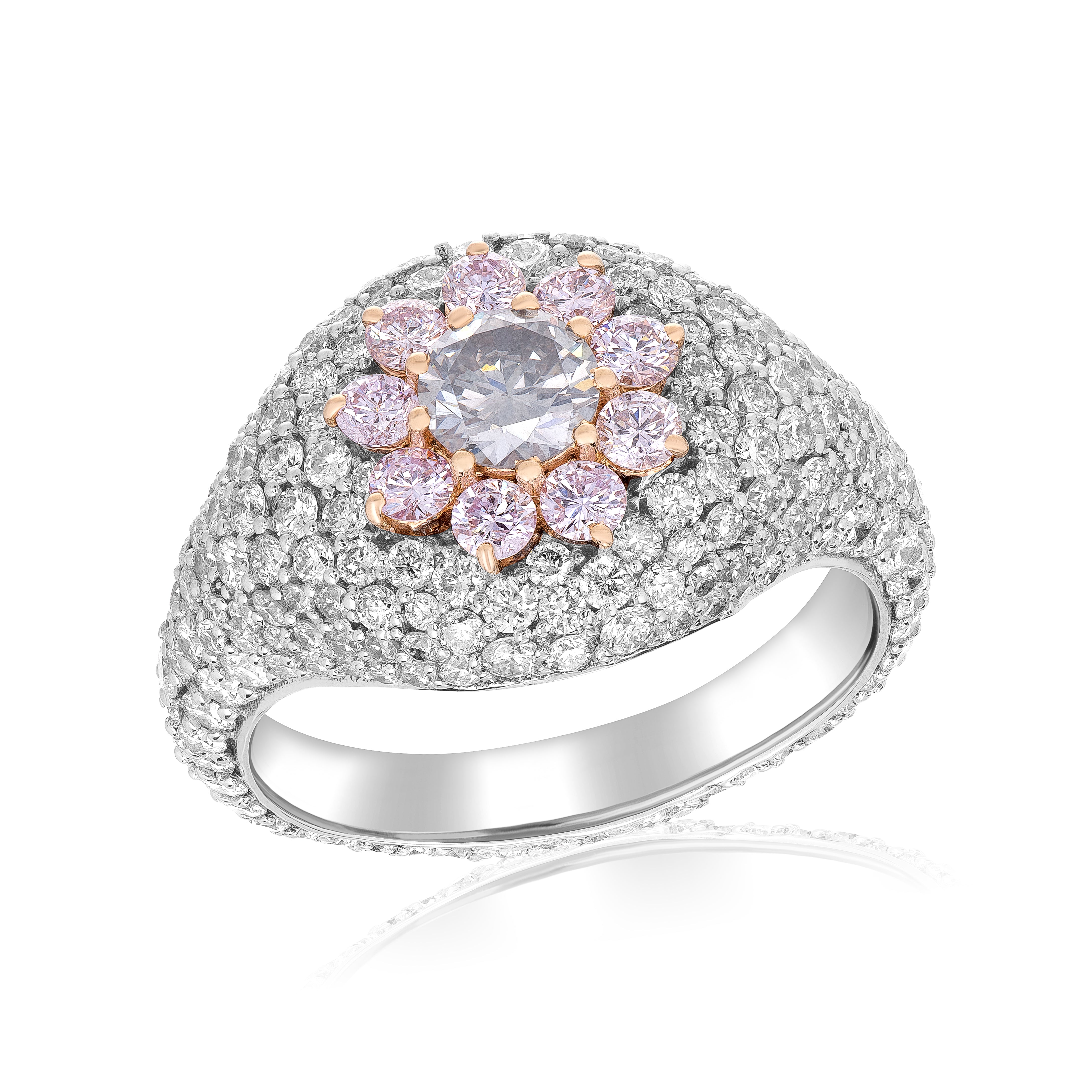 Multi-Tone Diamond Fashion Ring