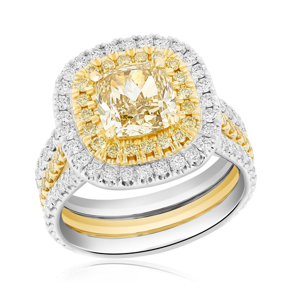 Dandelion Yellow Diamond Ring