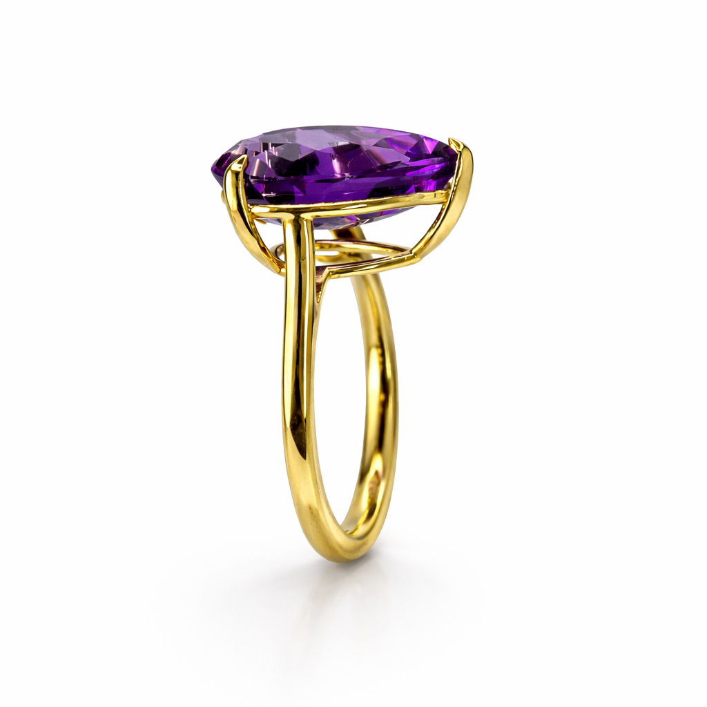 Amethyst Candy Ring