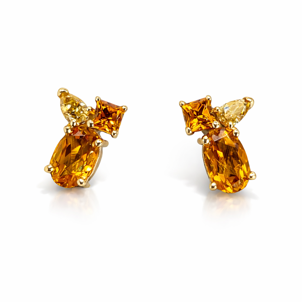 Yellow Bouquet Studs