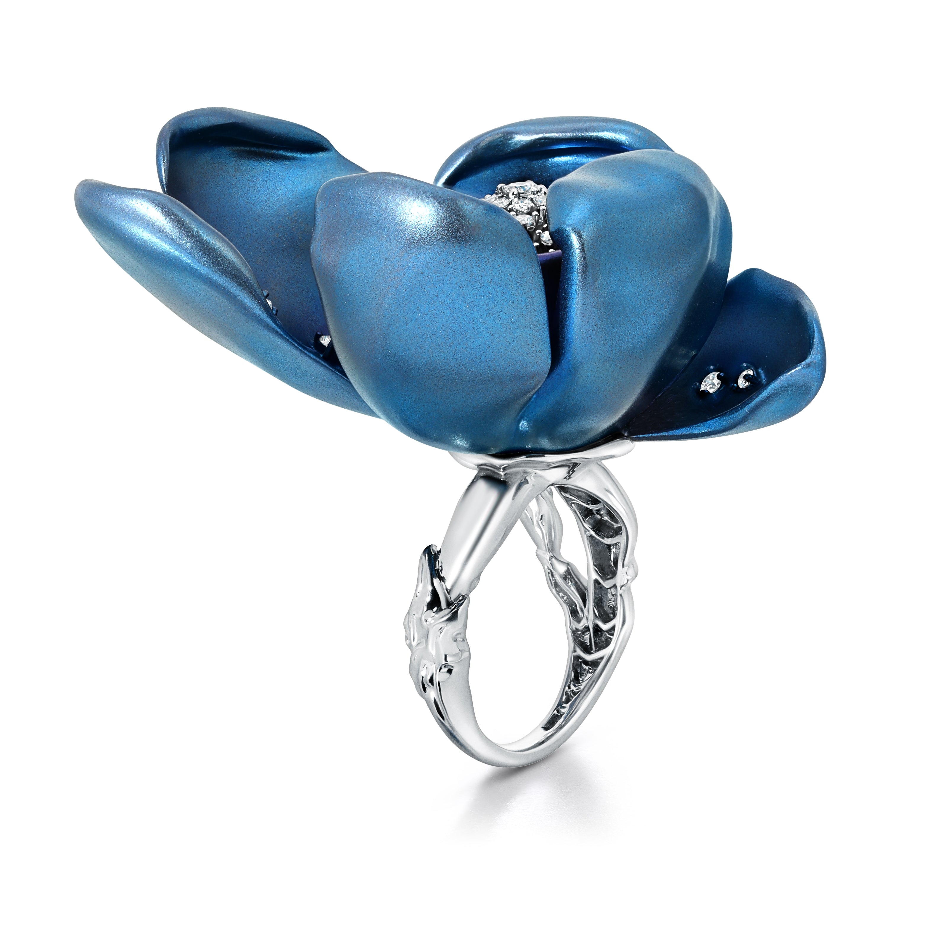 Titanium Orchid Ring