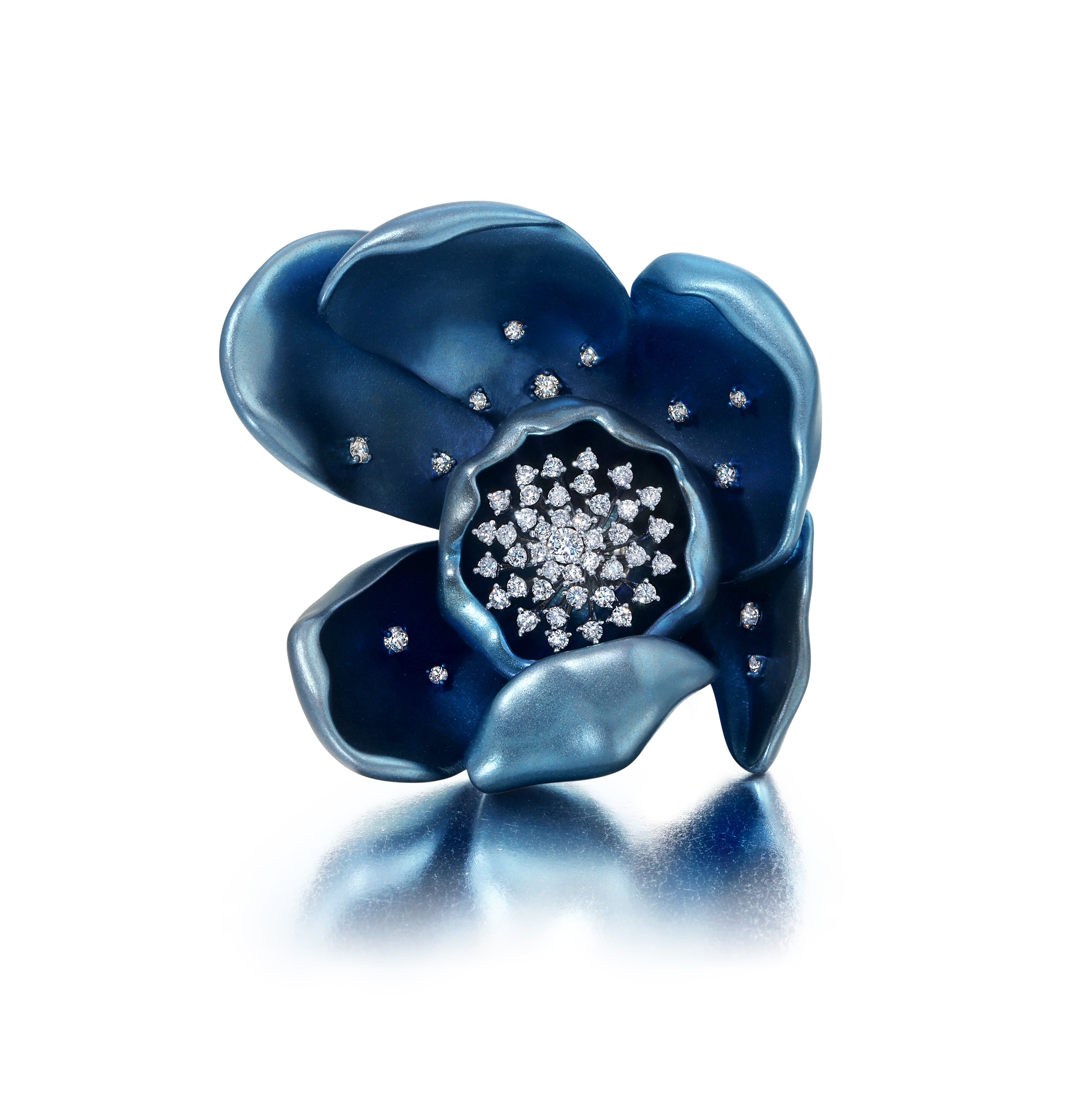 Titanium Orchid Ring