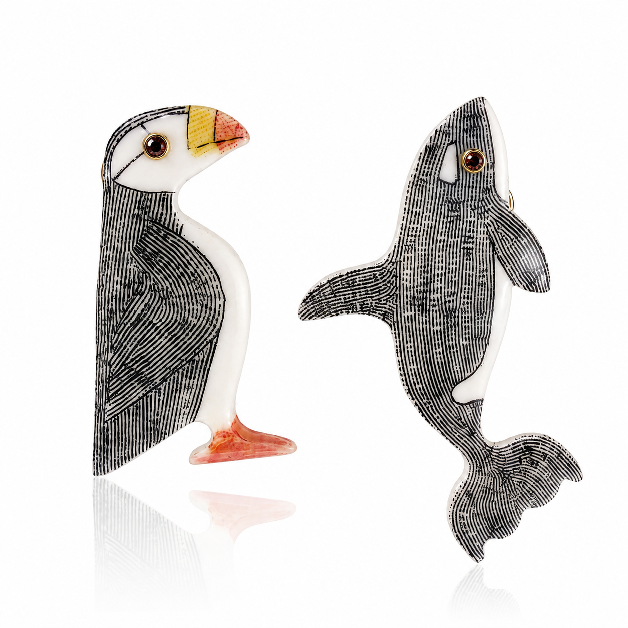 Vintage Wildlife Earrings