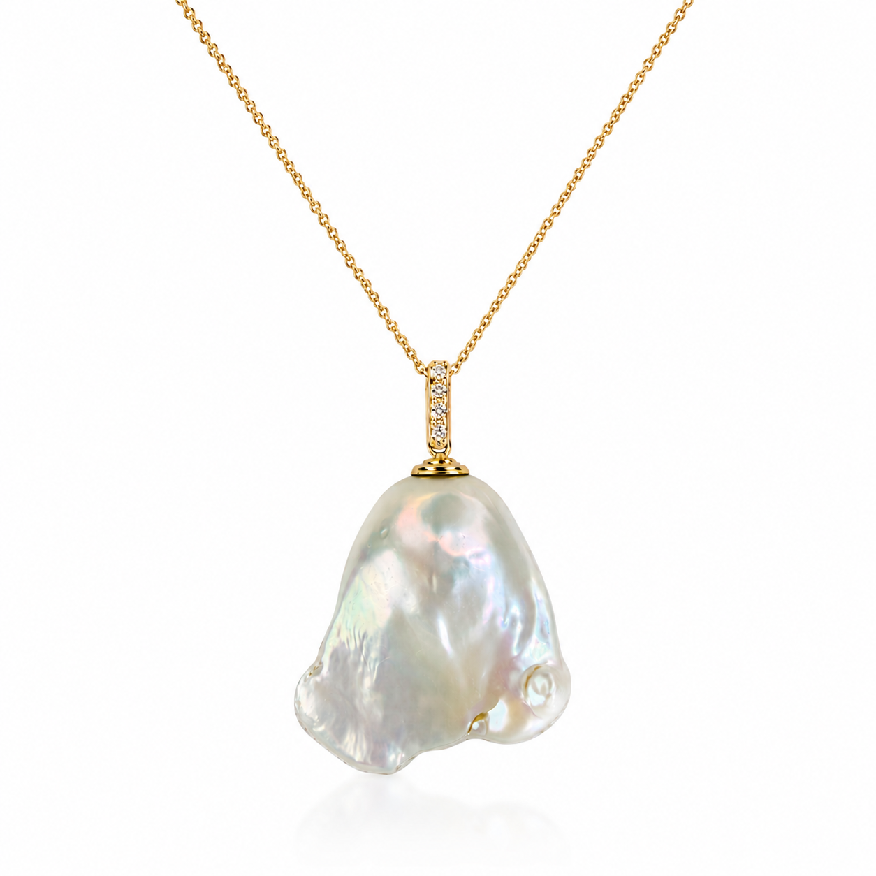 Baroque Pearl Pendant Necklace