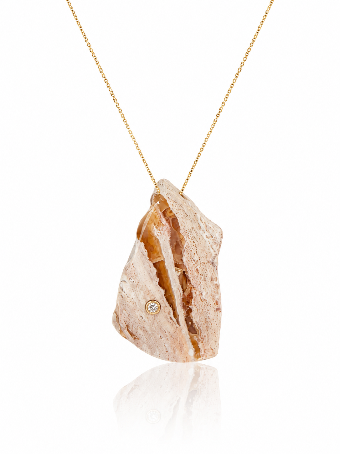 14k Boulder Opal Necklace
