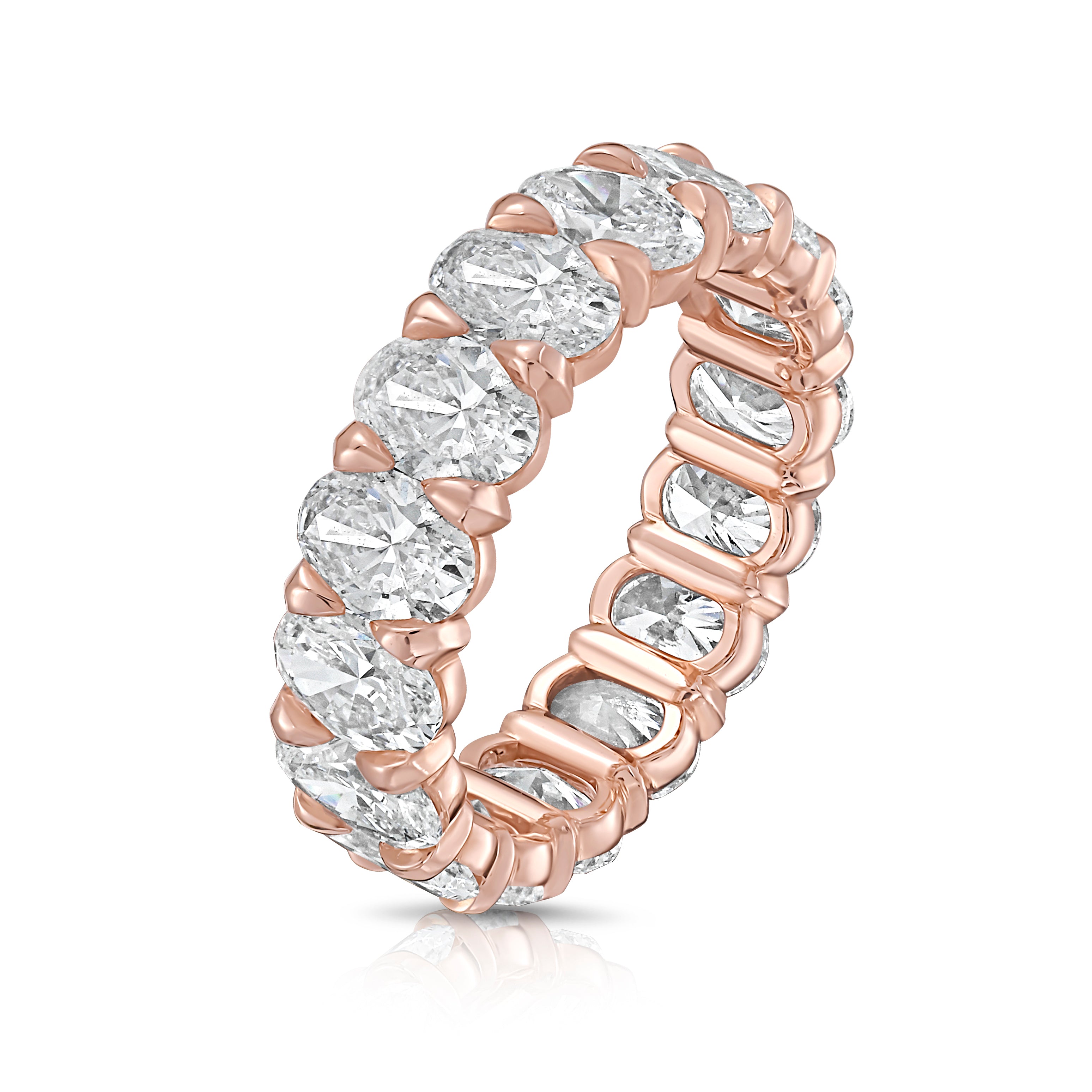Rose Gold Diamond Eternity Band