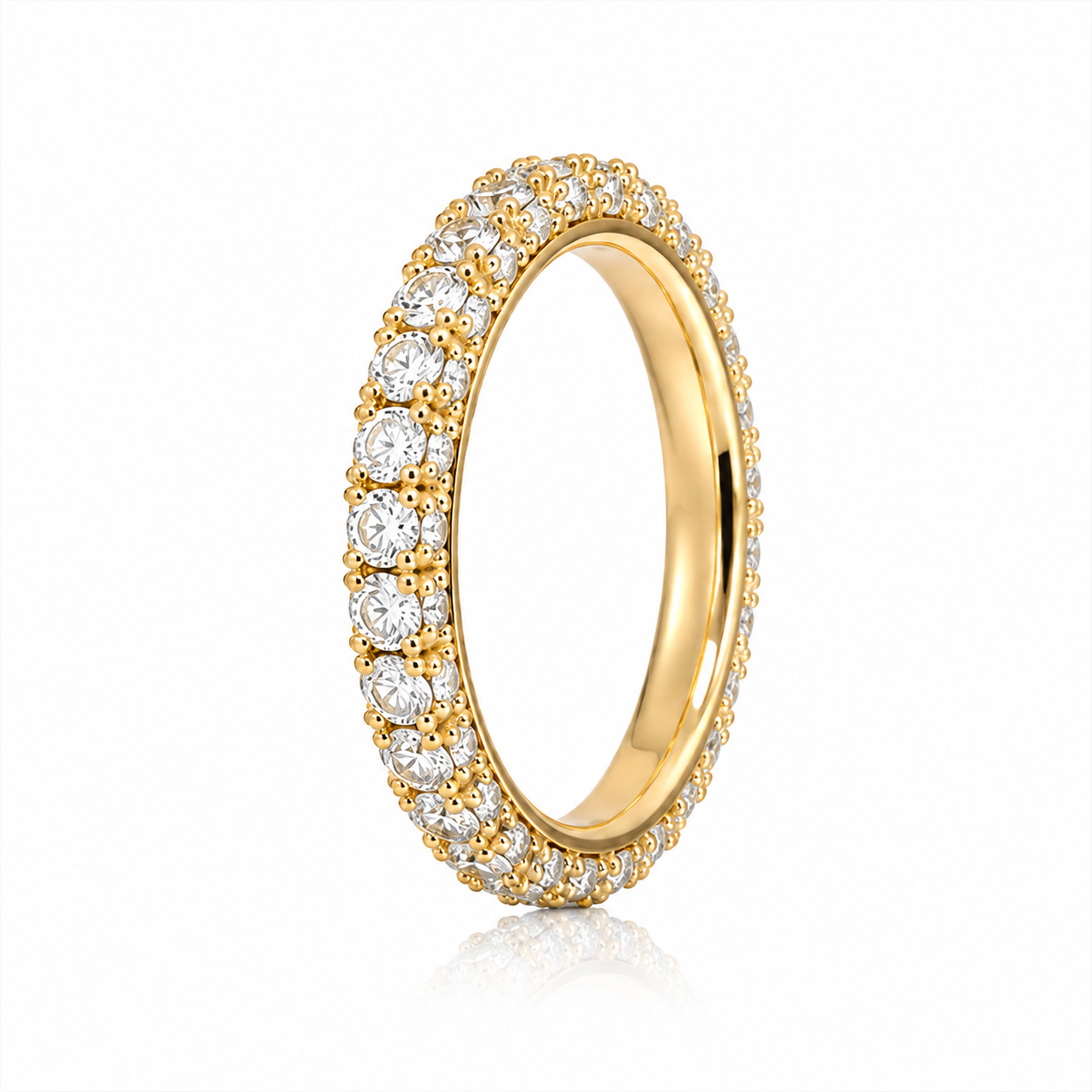 Multi-Row Diamond Eternity Band