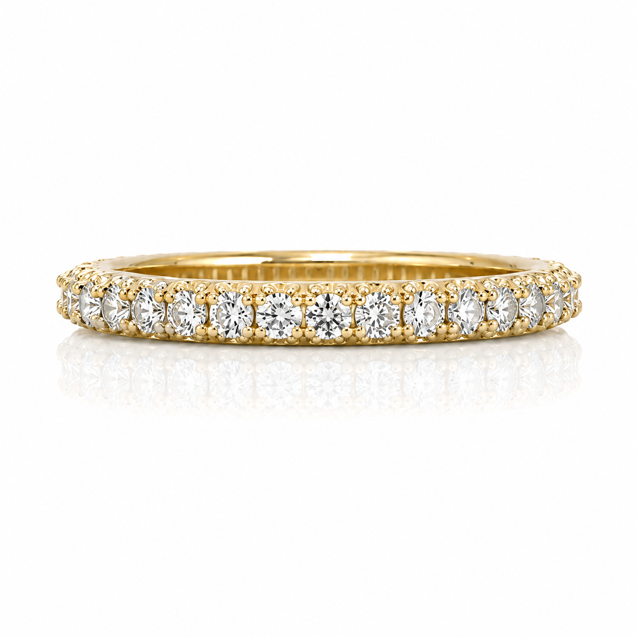 Multi-Row Diamond Eternity Band