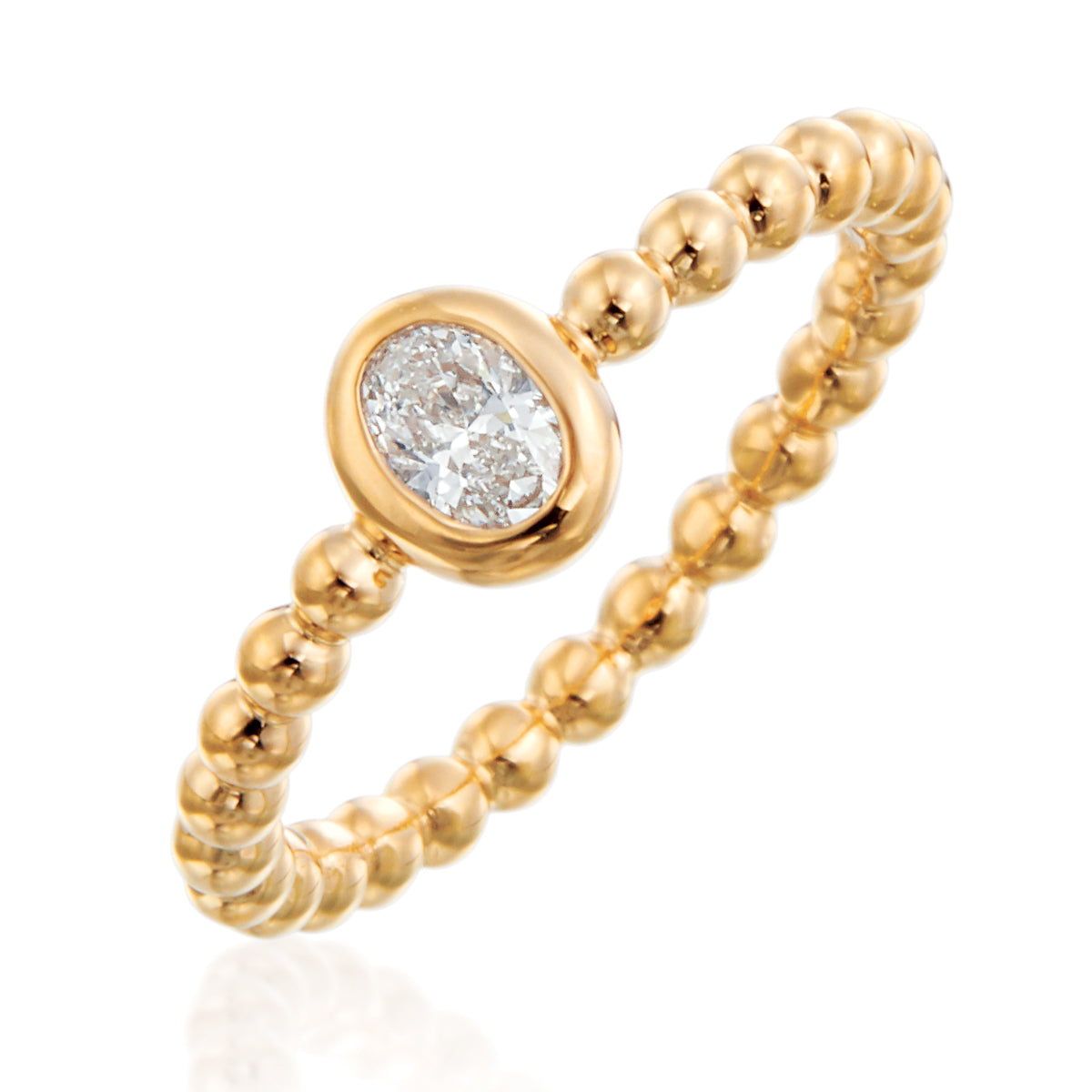 Oval Nutmeg Stackable Band