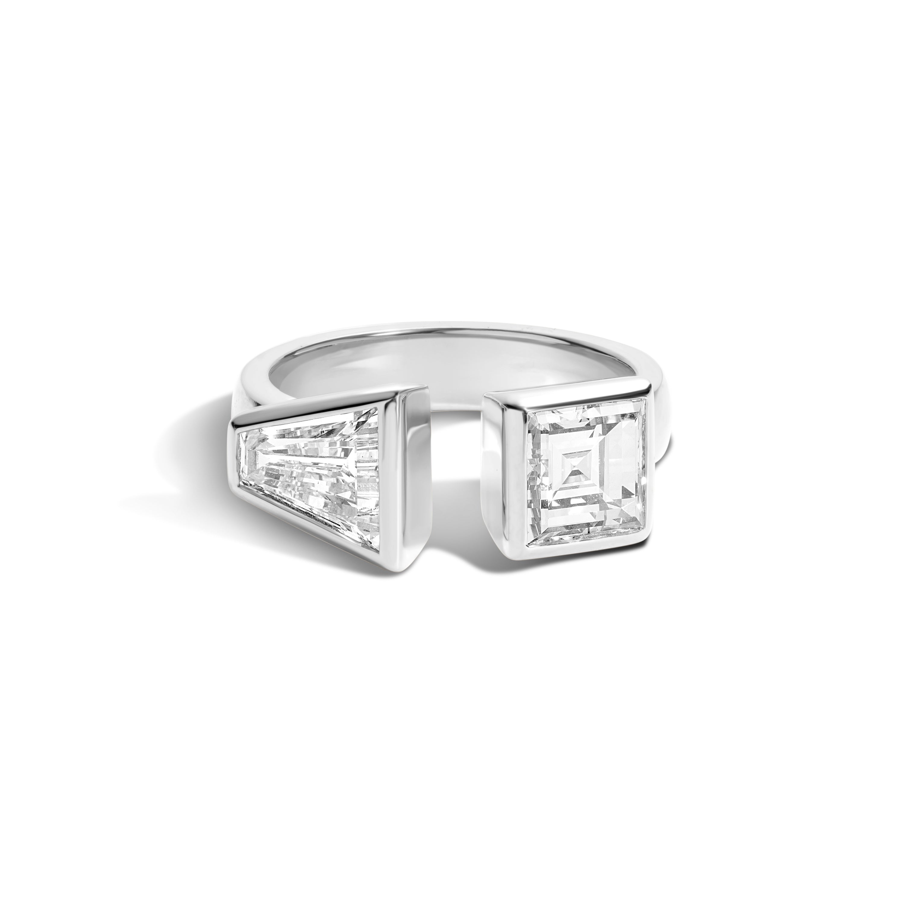 Carre & Keystone Jenga Ring