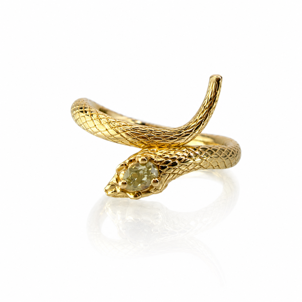 Snake Diamond Ring