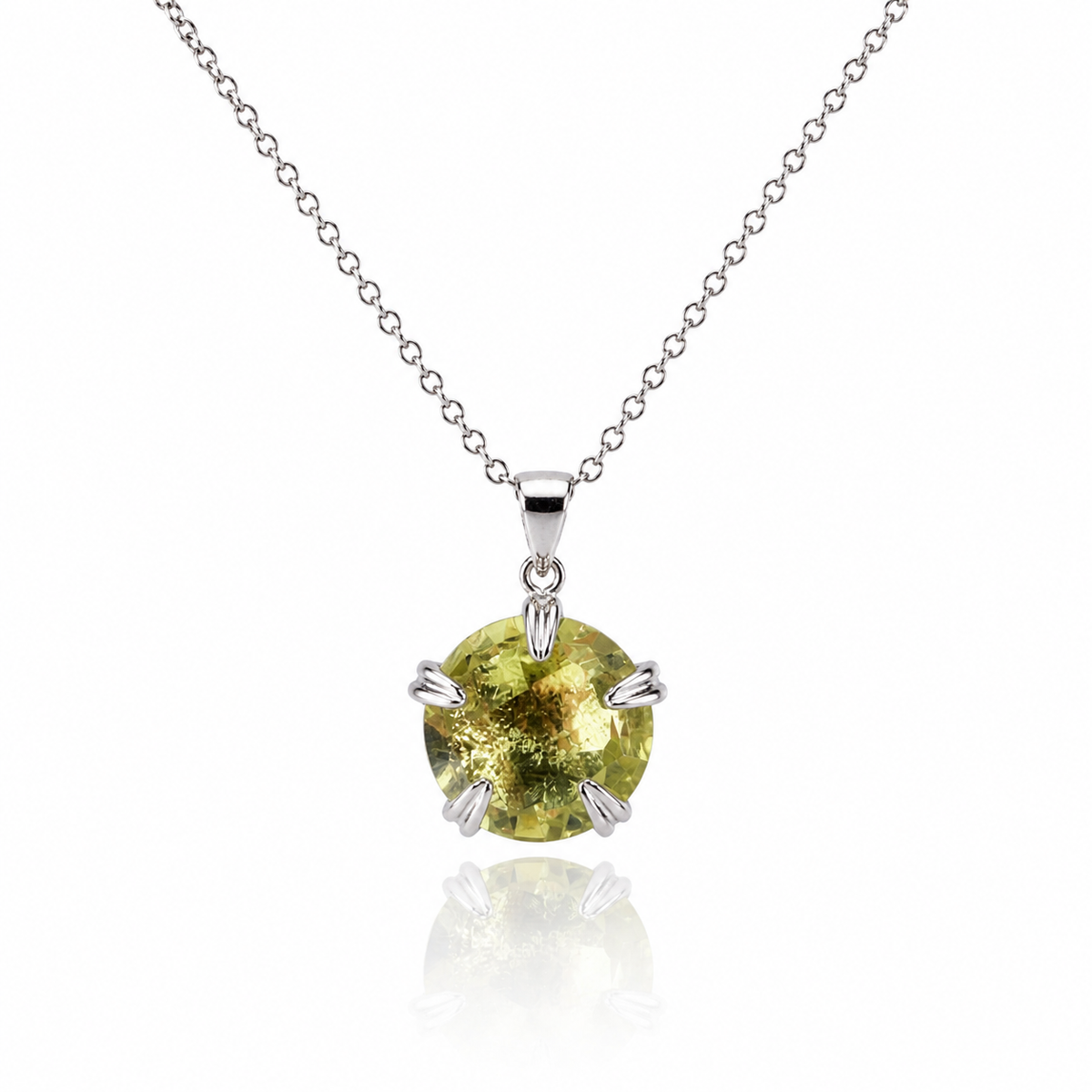 Starfish Peridot Pendant