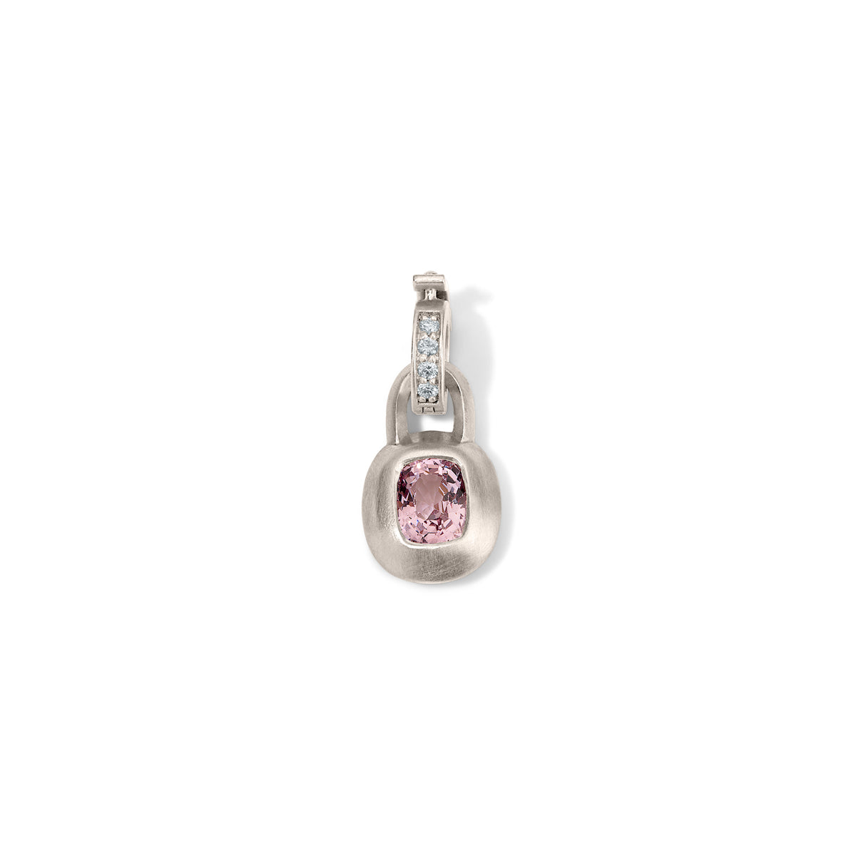 Pink Spinel Club Pendant