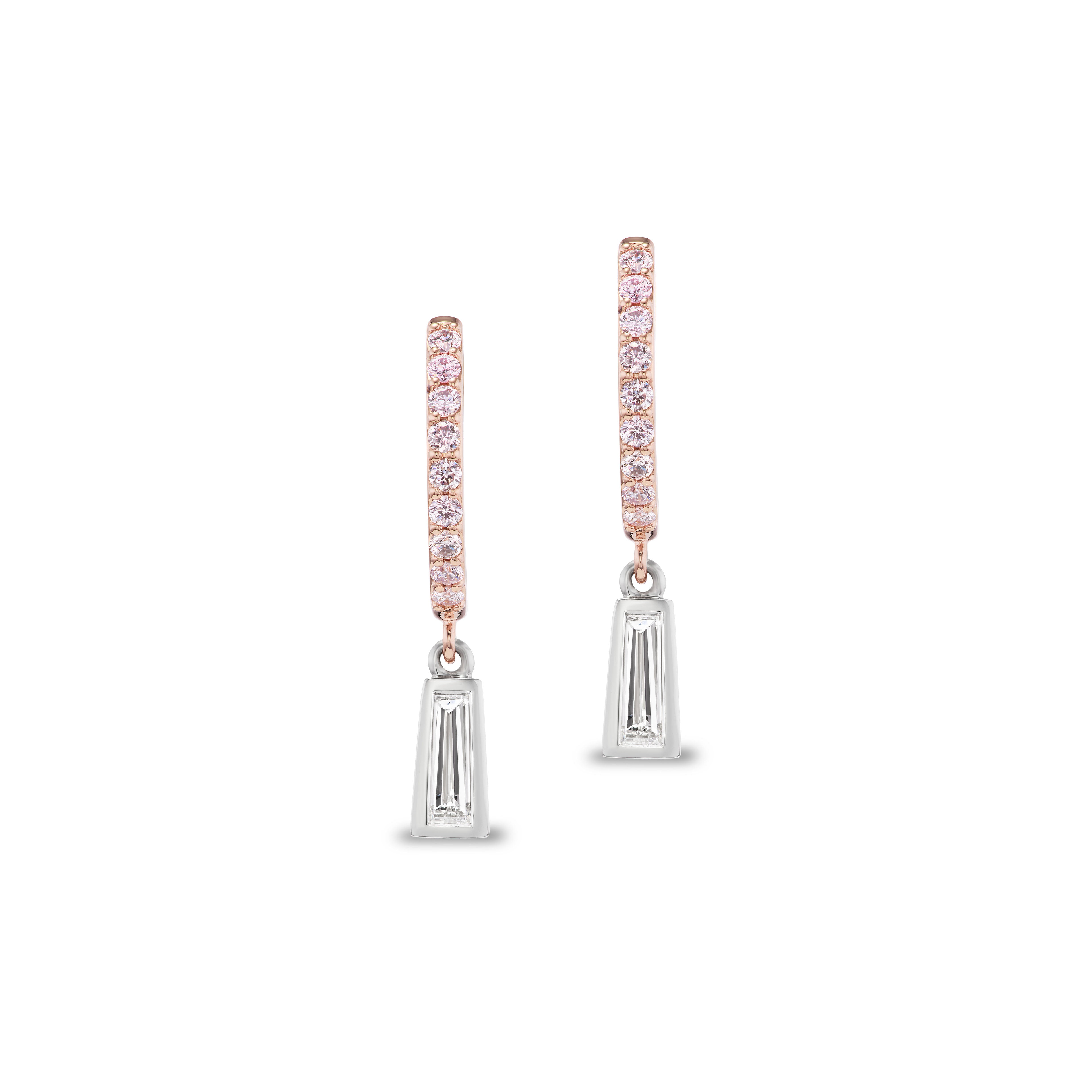 Argyle Huggie Drop Earrings