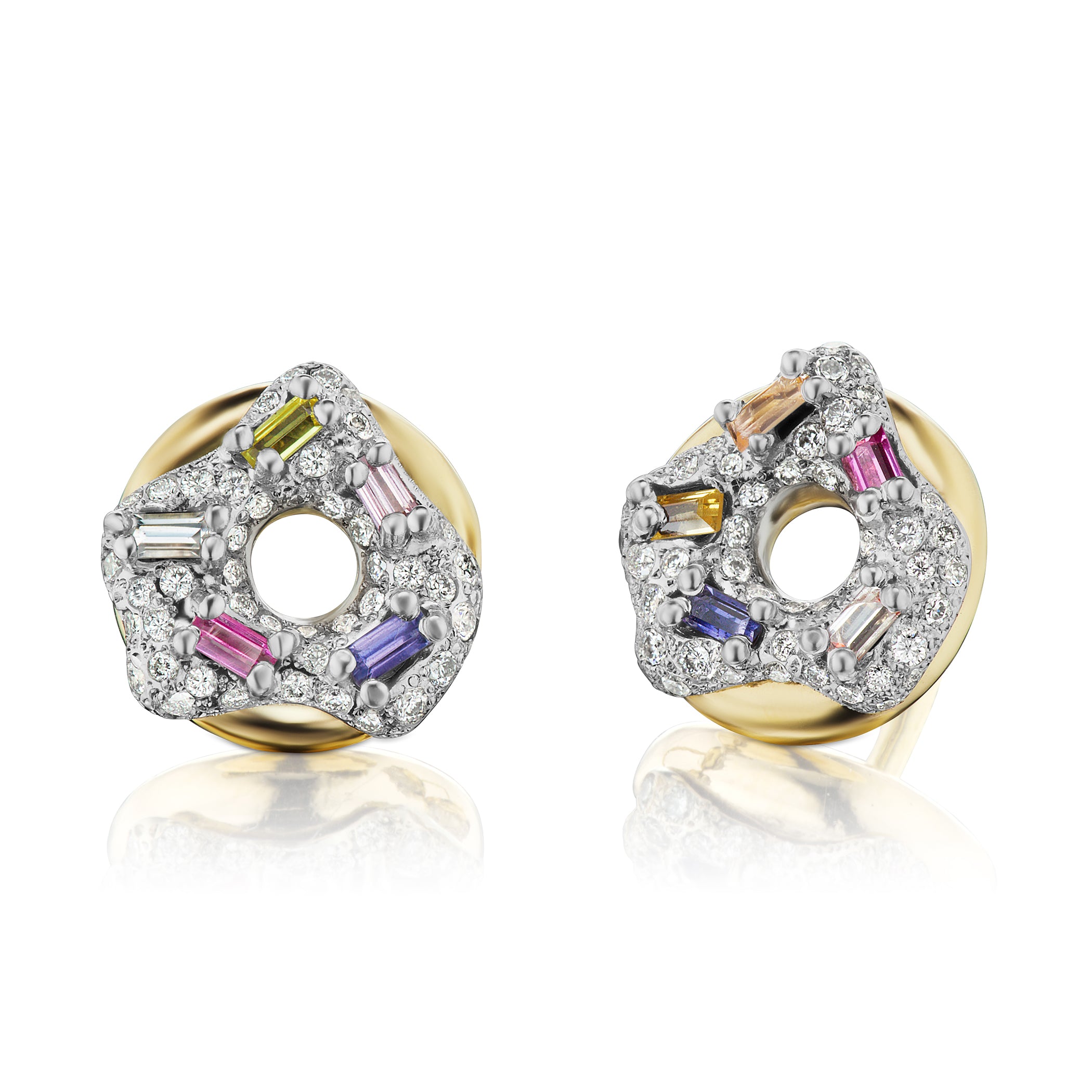 Sprinkle Donut Stud Earrings