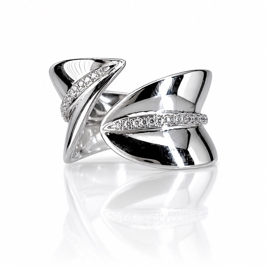 Willow Leaf Wrap Ring