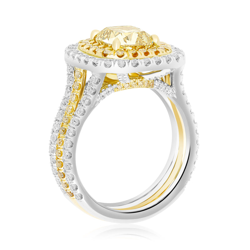 Dandelion Yellow Diamond Ring