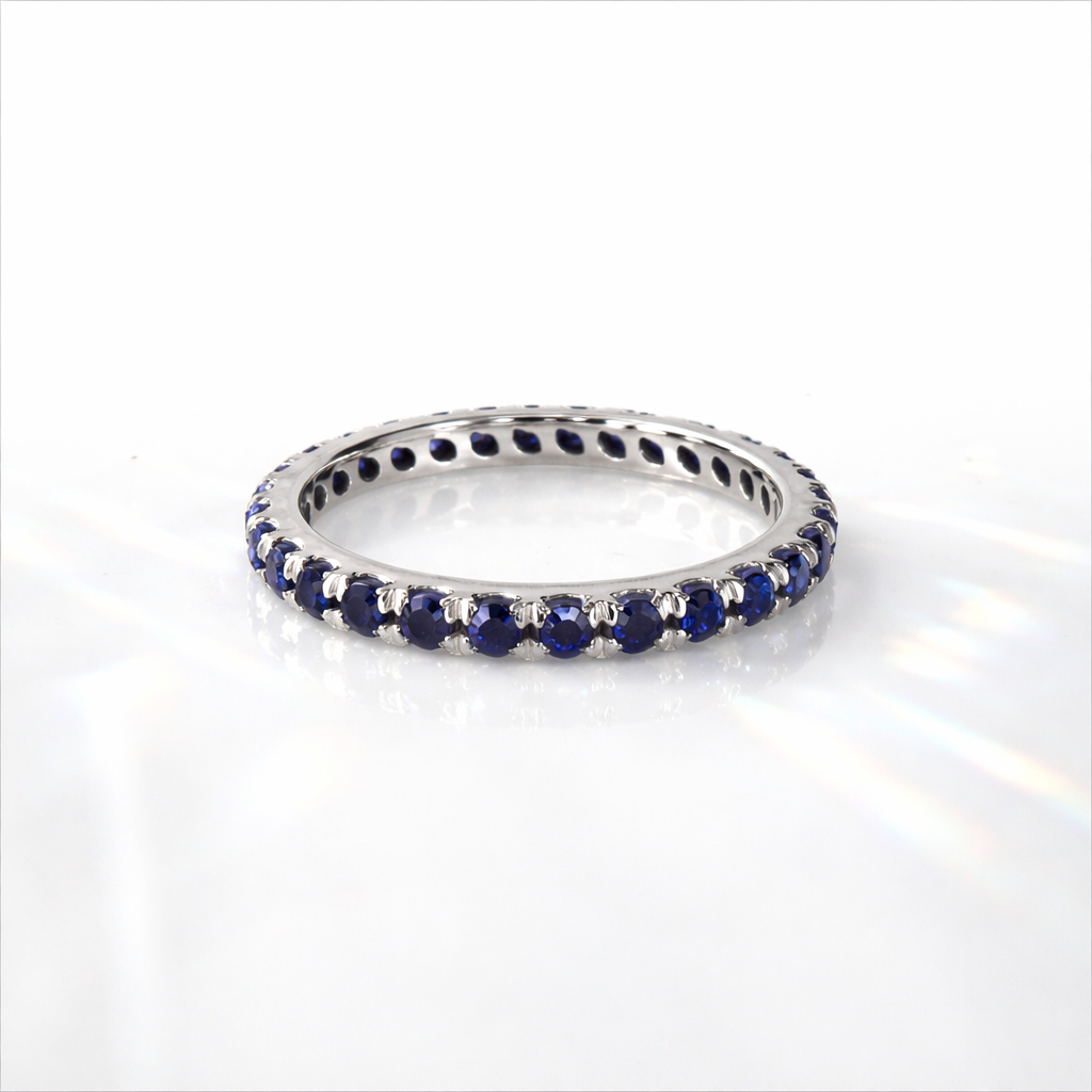 Sapphire Eternity Band