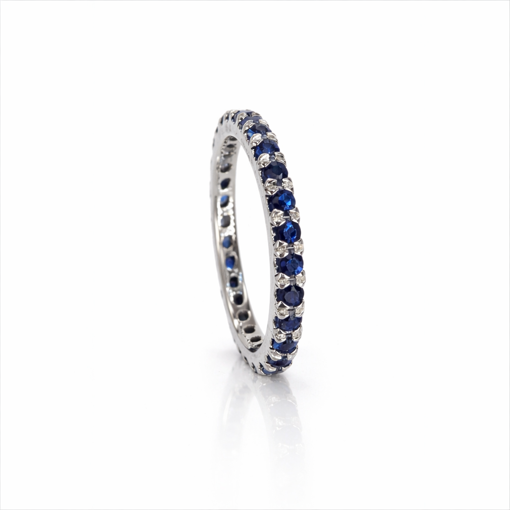 Sapphire Eternity Band