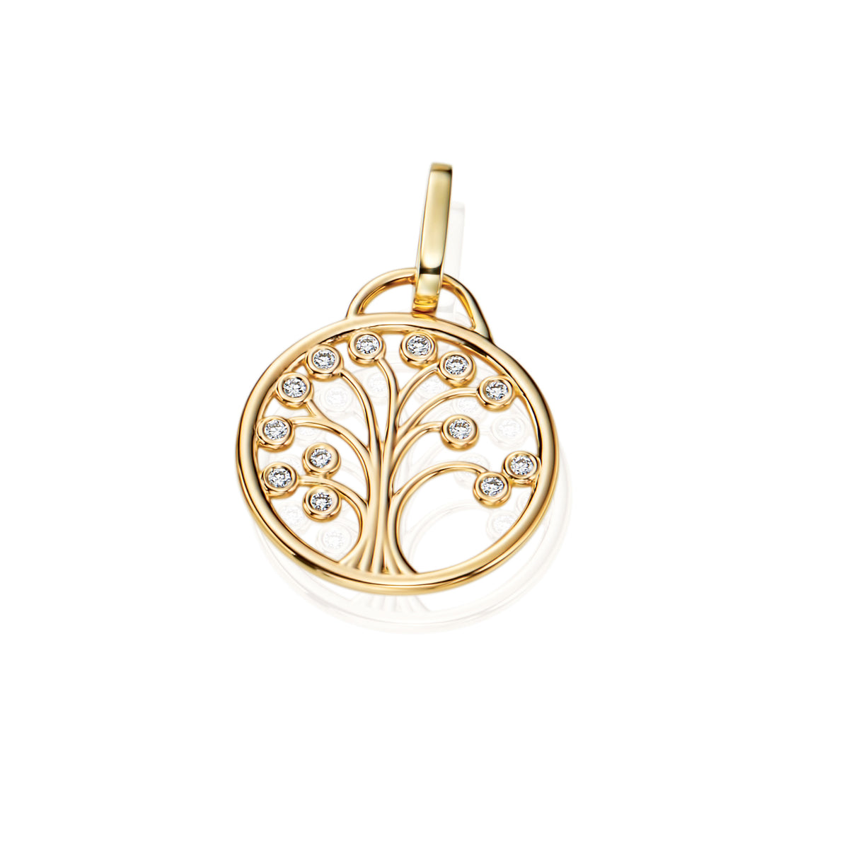 Life Diamond Tree Charm