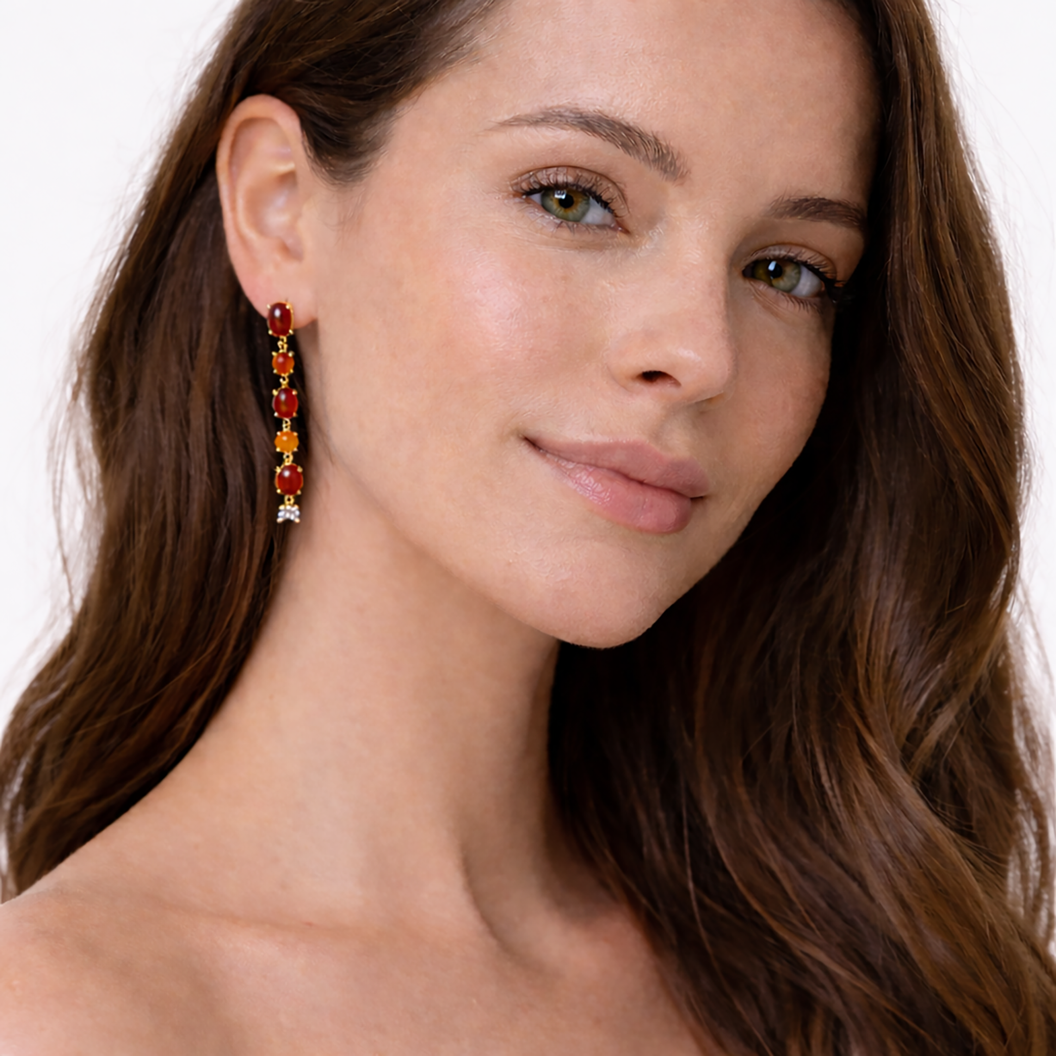 Chalcedony Drop Earrings