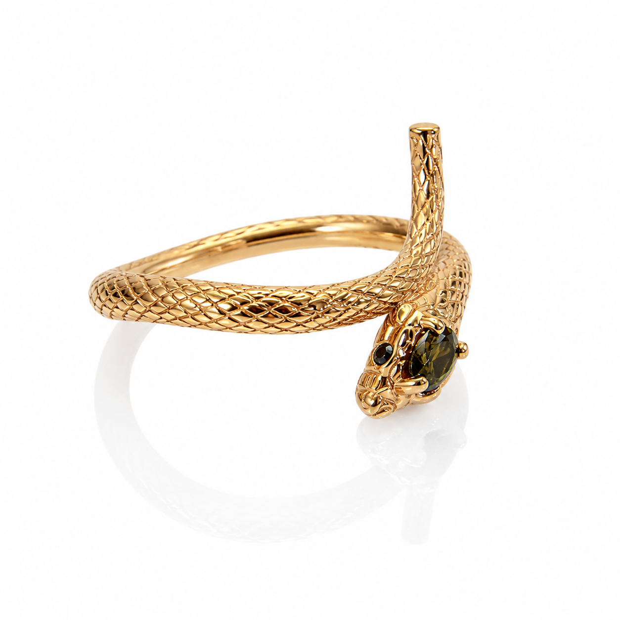 Rose Snake Ring