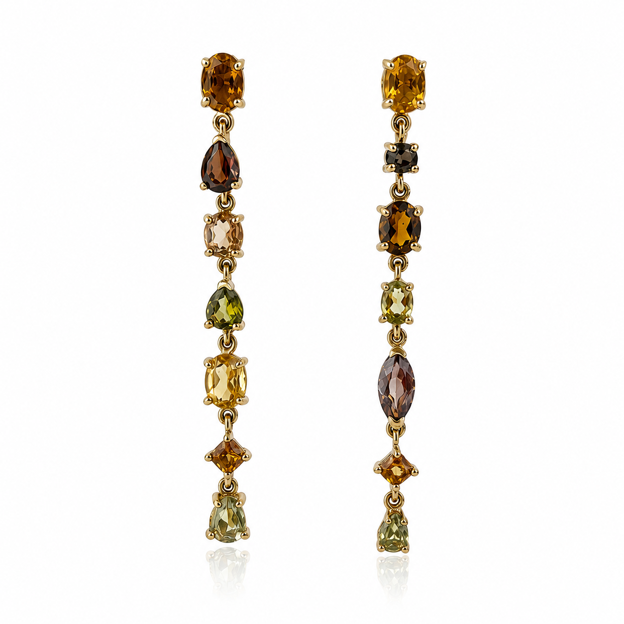 Earth Sapphire Drop Earrings