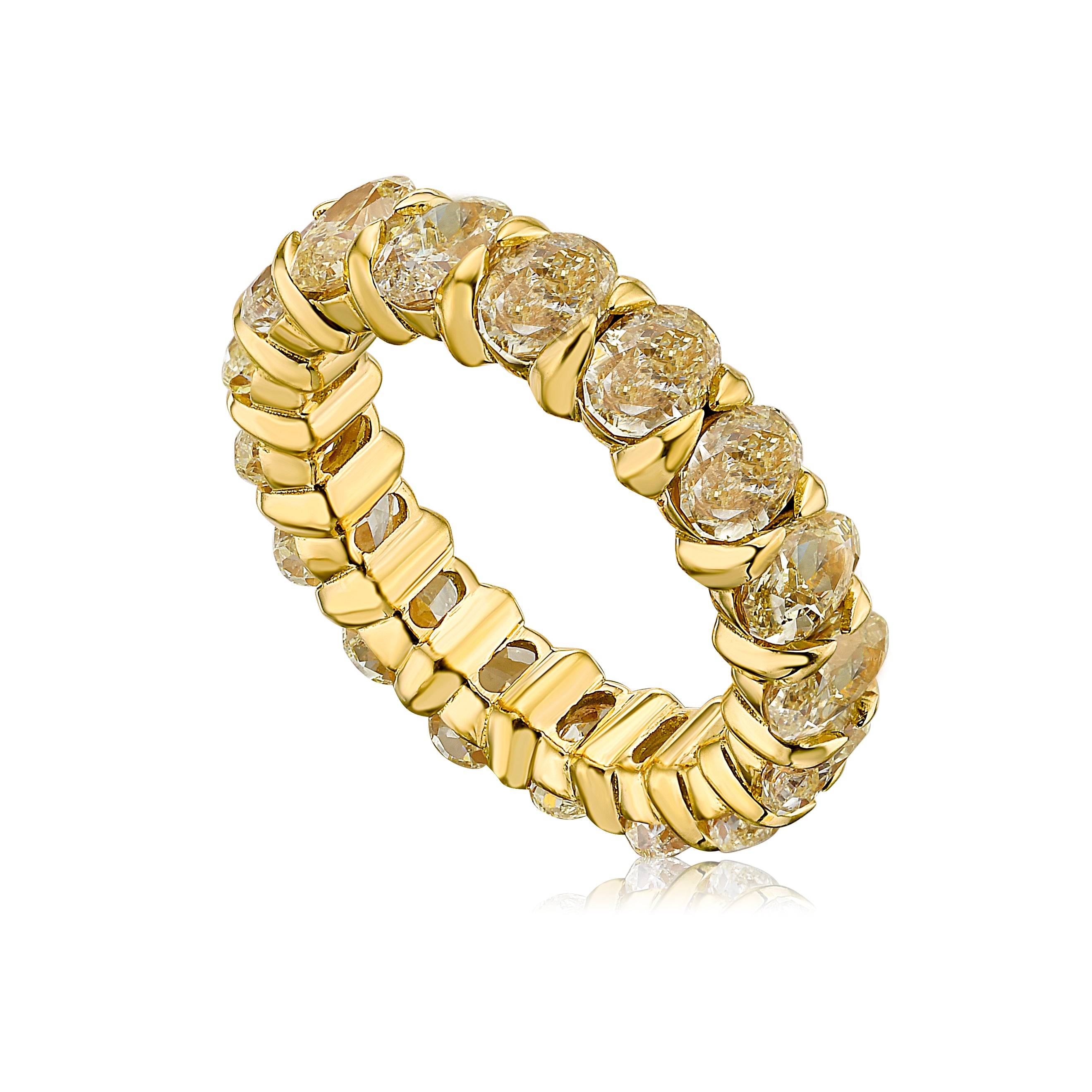 Lemon Drop Eternity Band