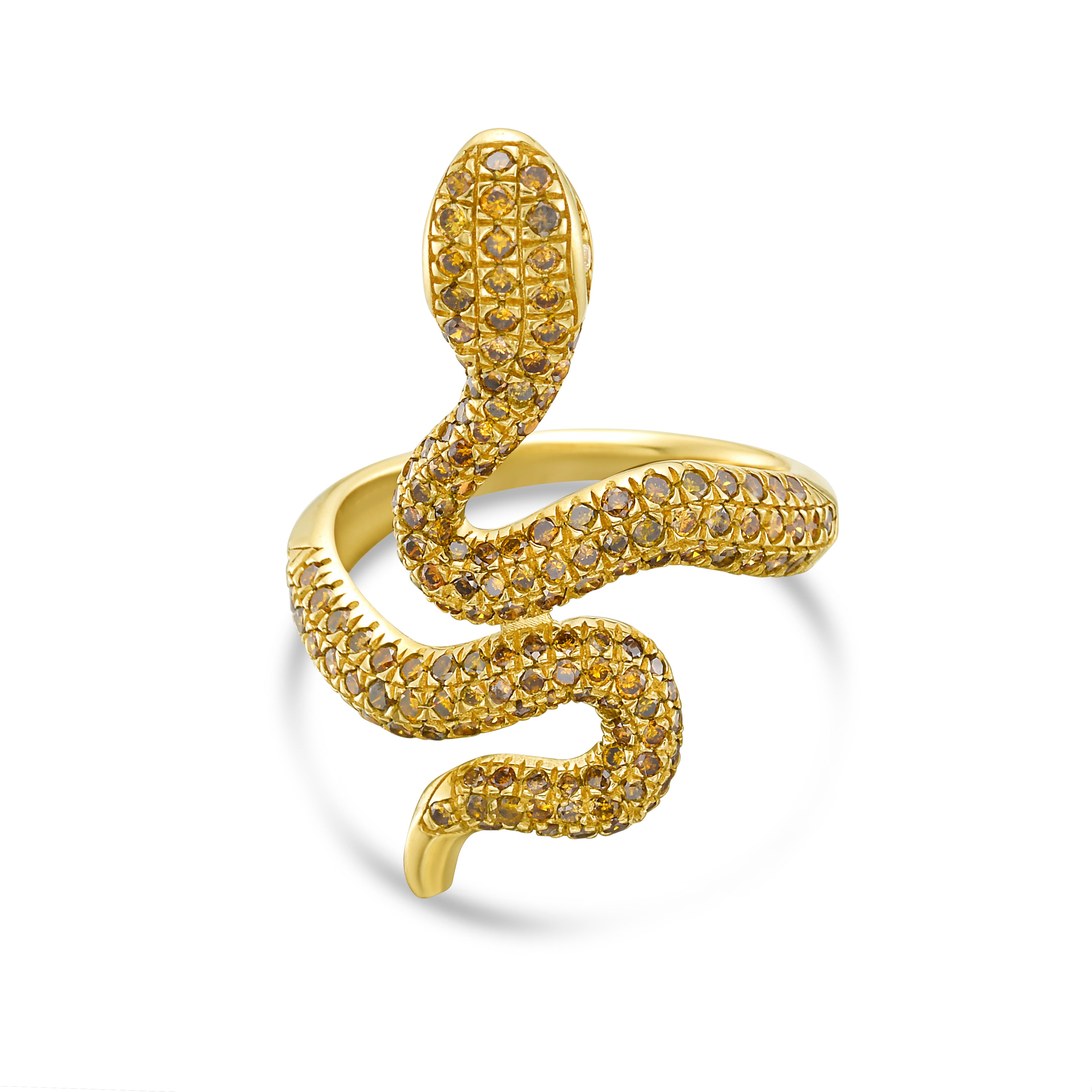 Pavé Serpent Ring