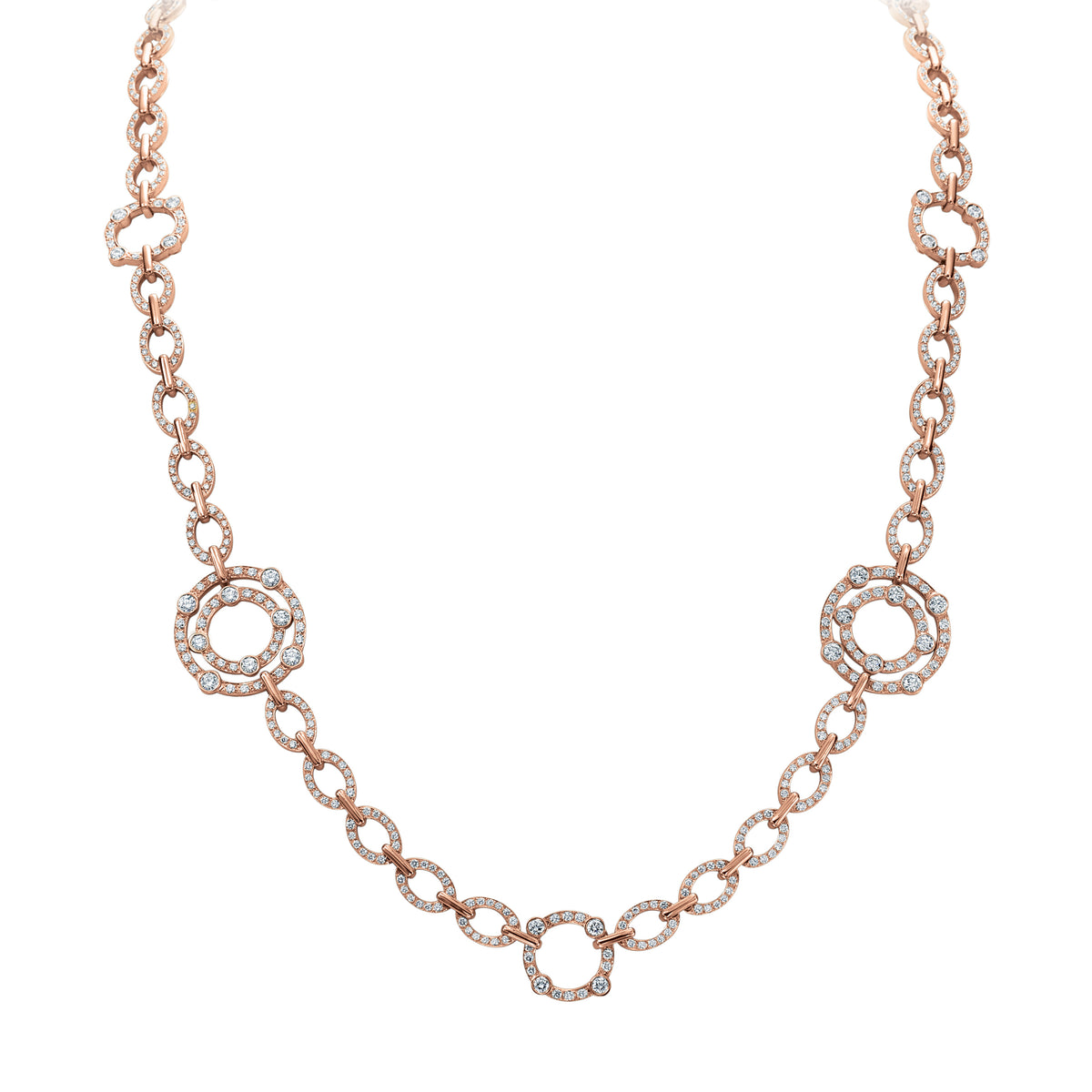 Diamond Carousel Necklace