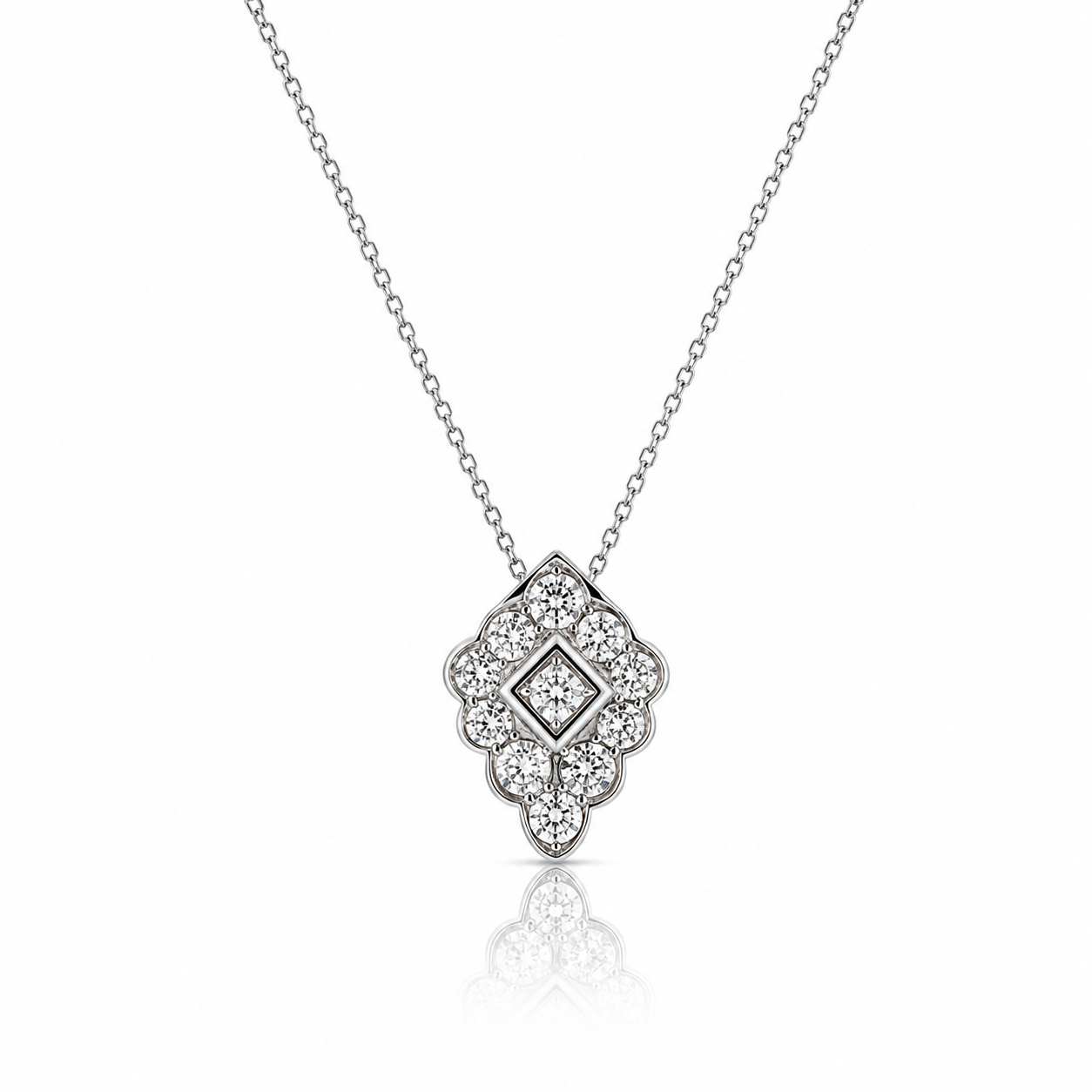 Diamond Medallion Necklace