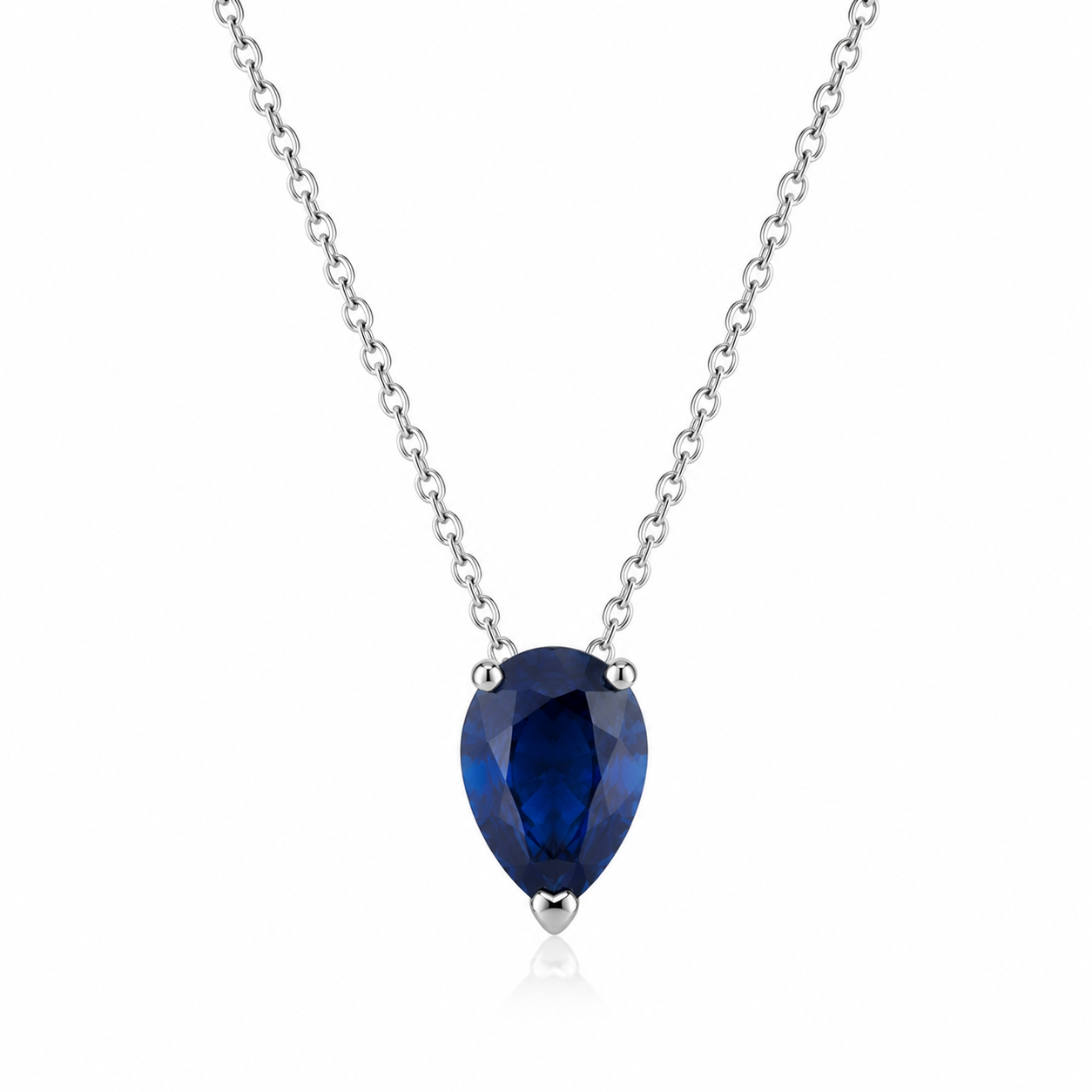 Iolite Platinum Necklace
