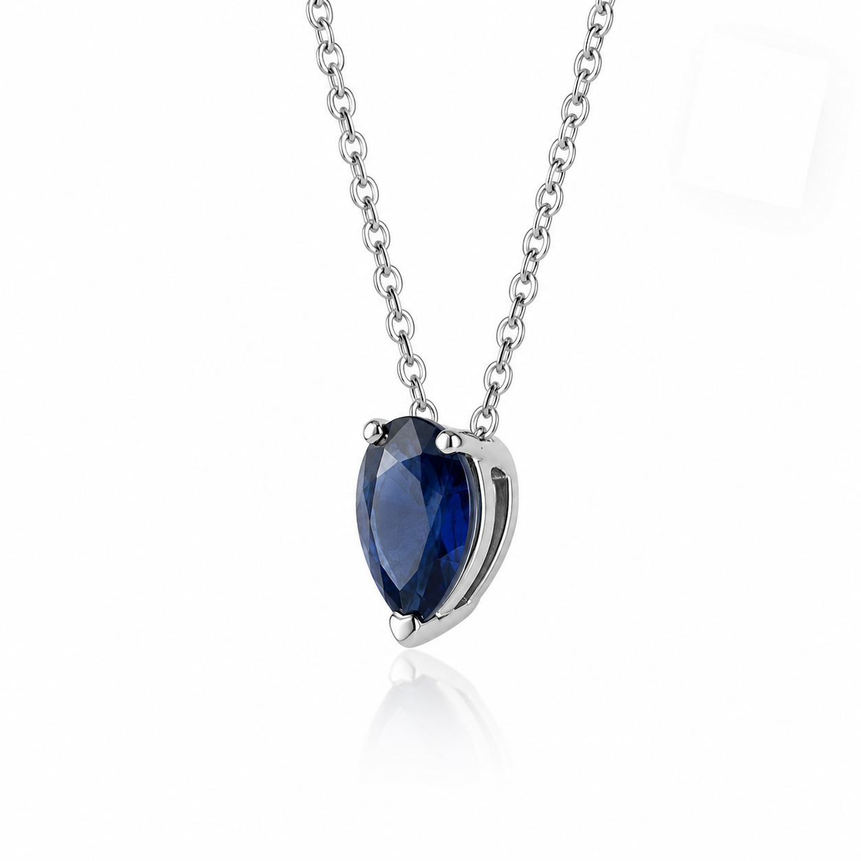 Iolite Platinum Necklace