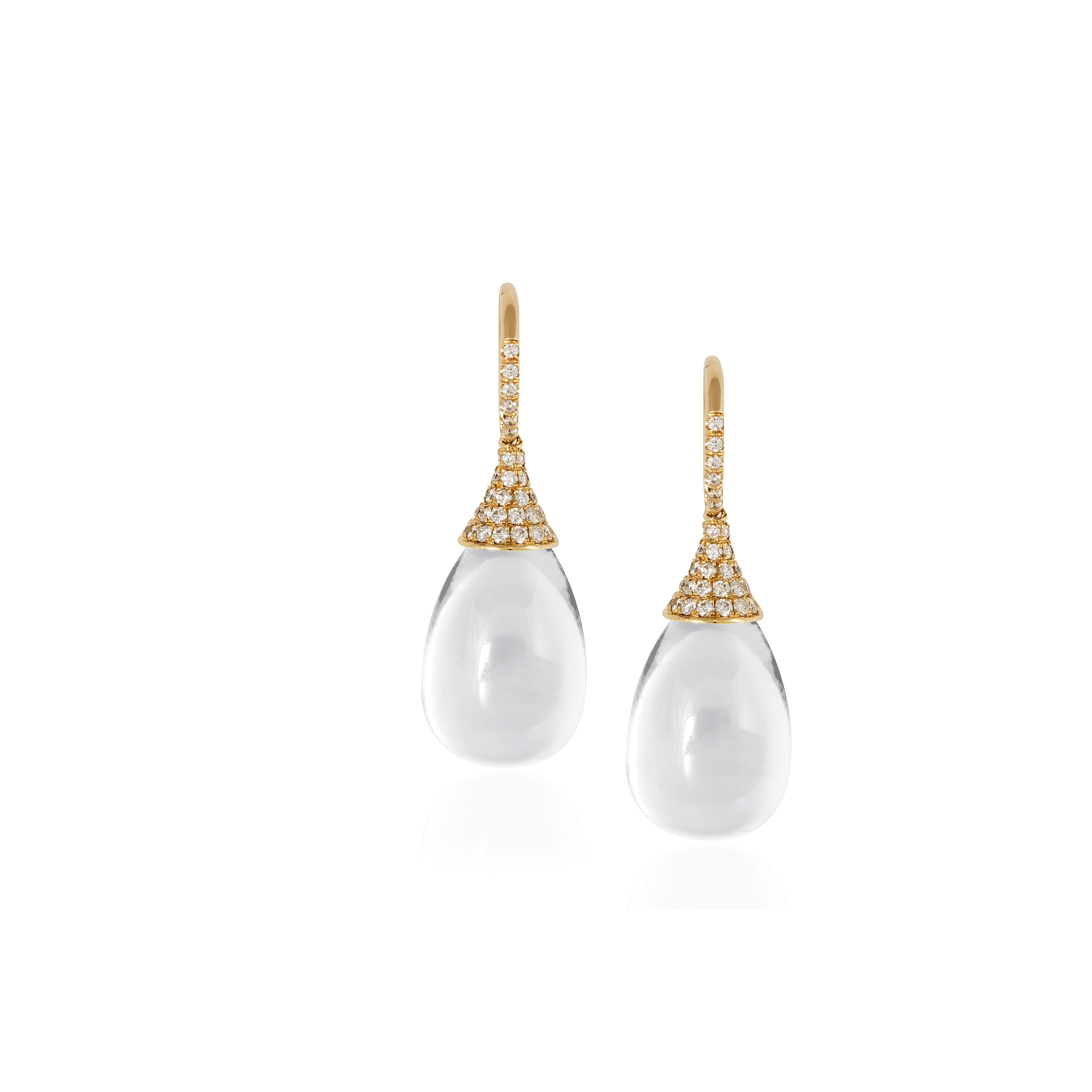 Moon Quartz Drop Earrings