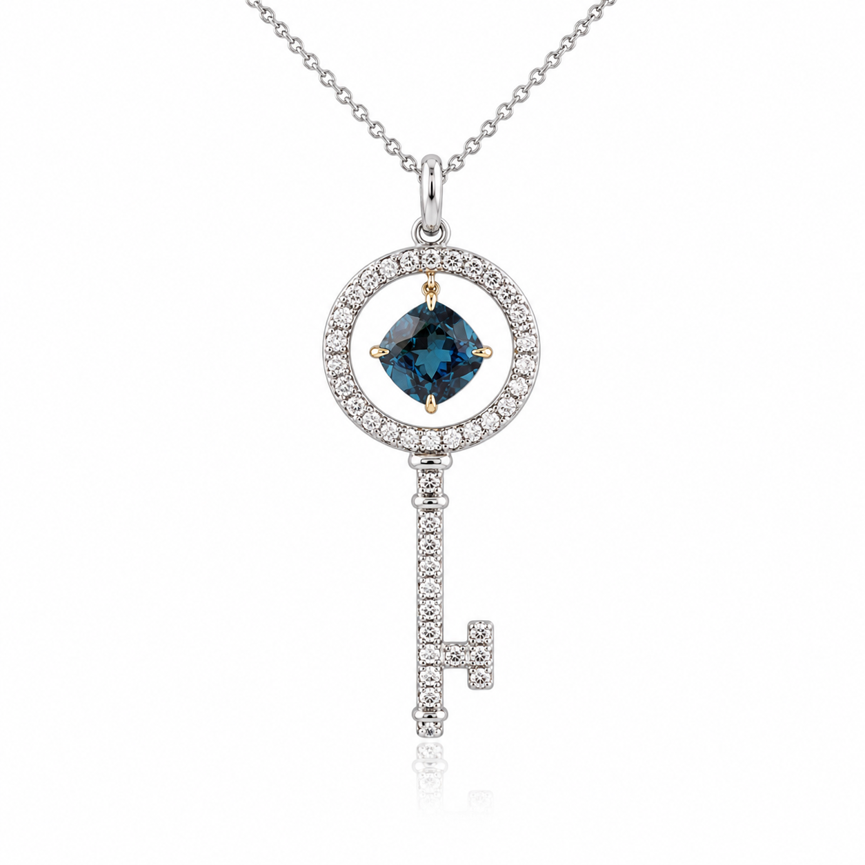 London Key Necklace