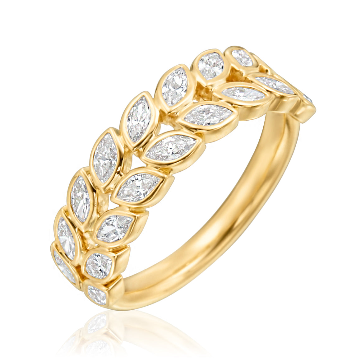 Marquise Diamond Angelique Band