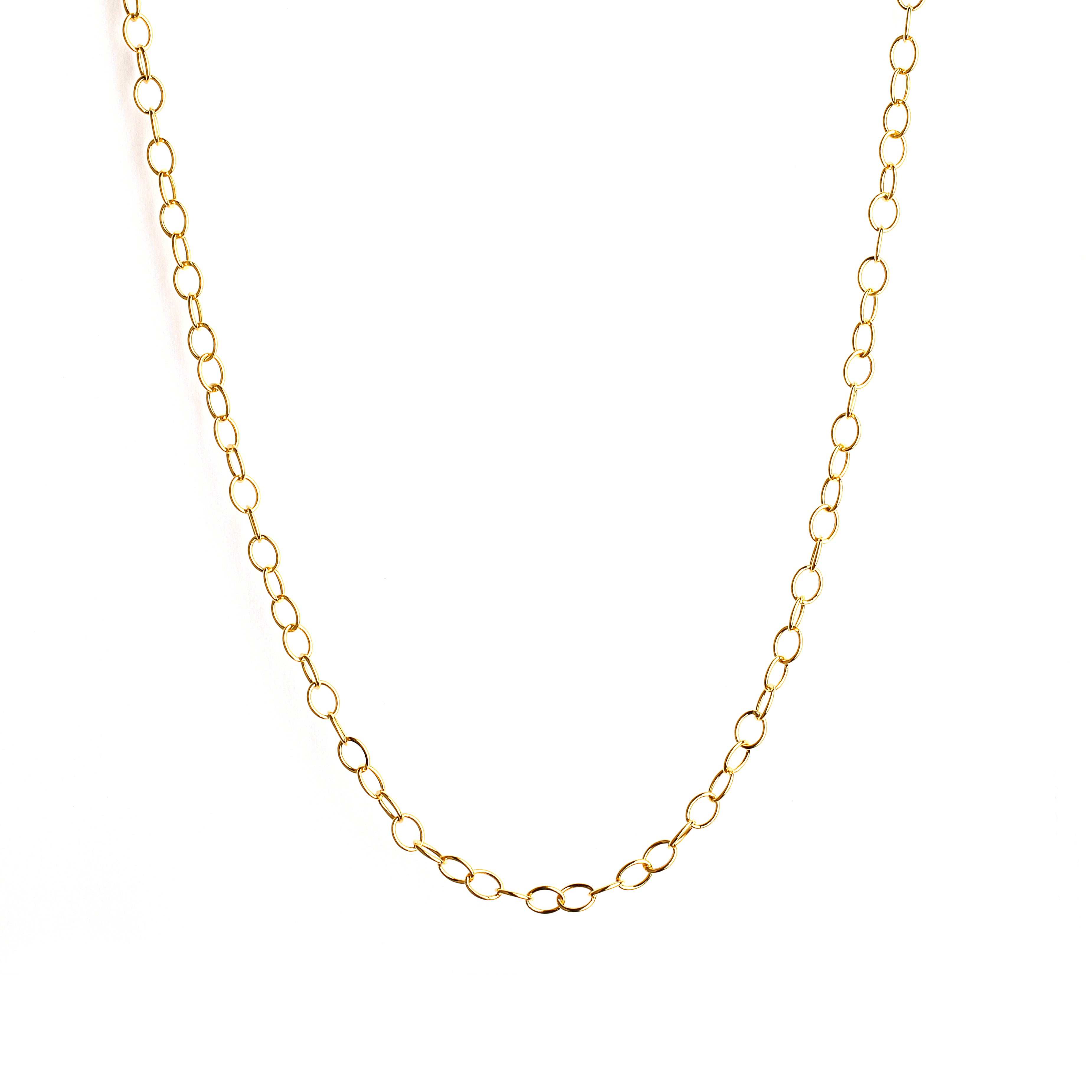 18K Yellow Gold Large Link Chain