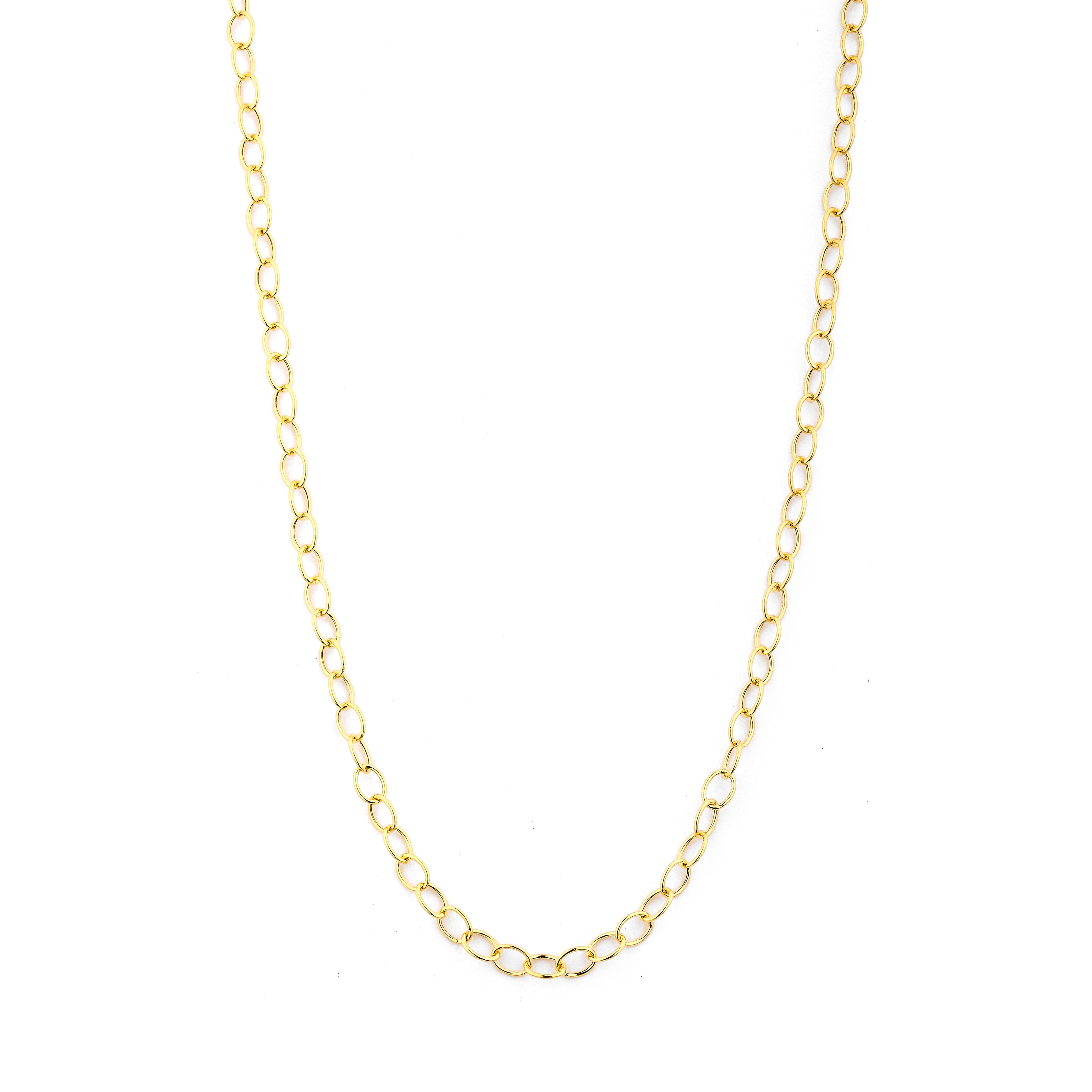 18K Yellow Gold Medium Link Chain