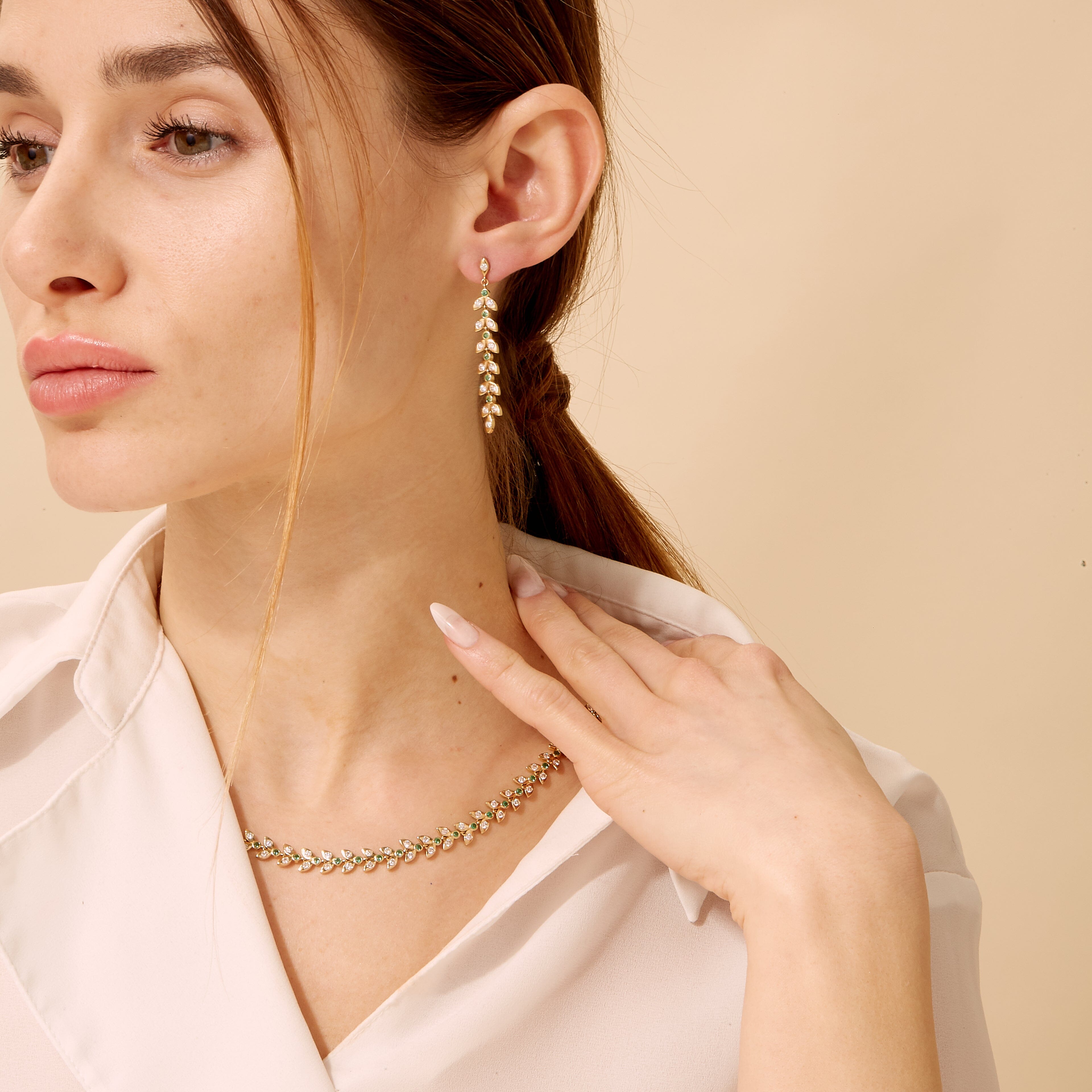Diamond Vine Necklace