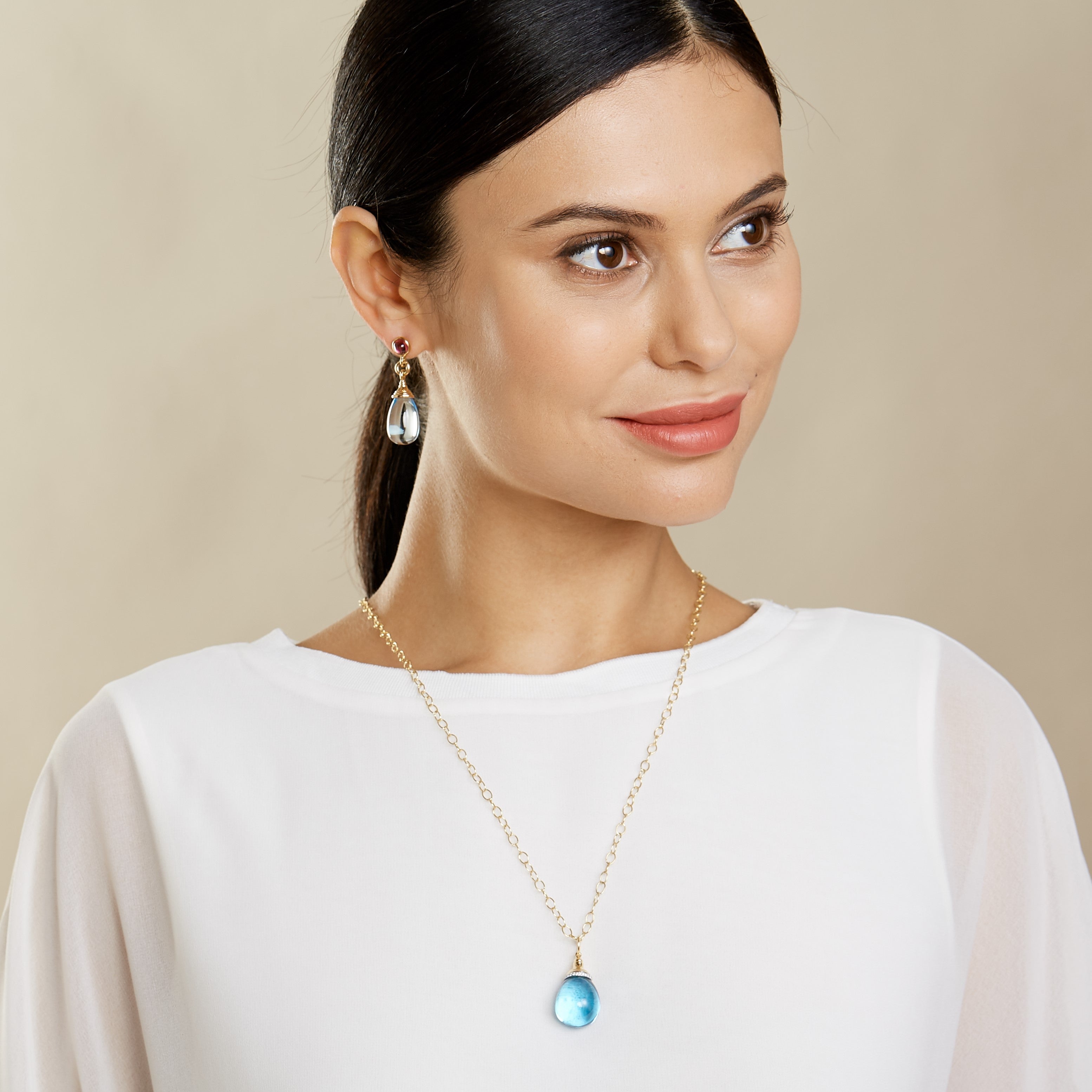 35 Carat Mogul Drop Pendant