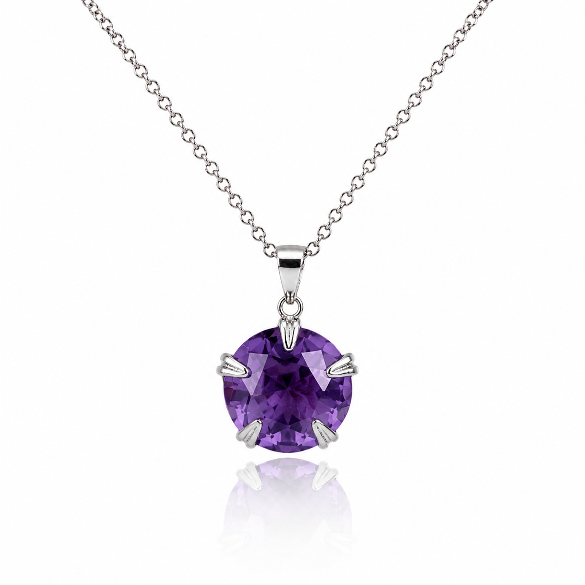 Starfish Amethyst Pendant