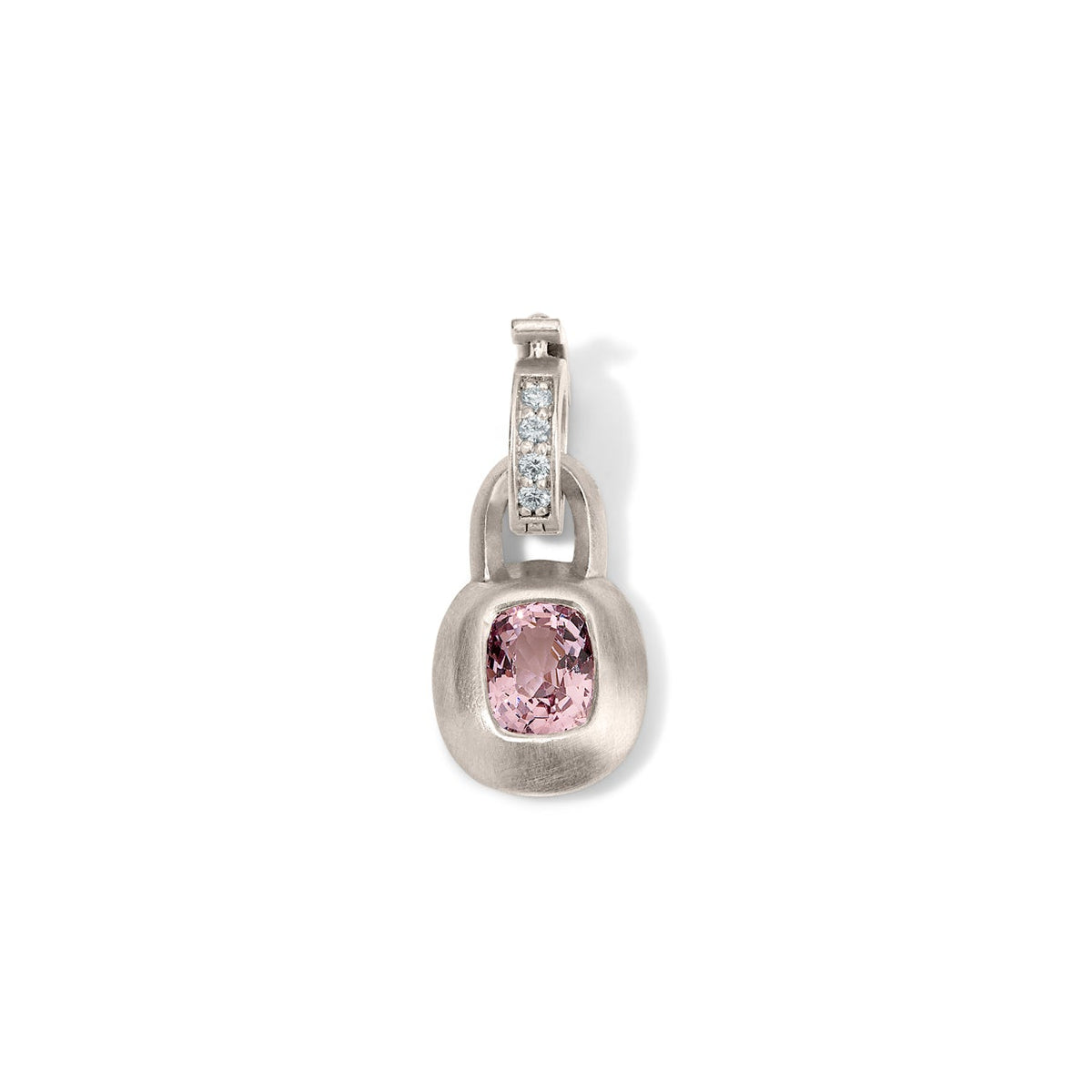 Pink Spinel Club Pendant
