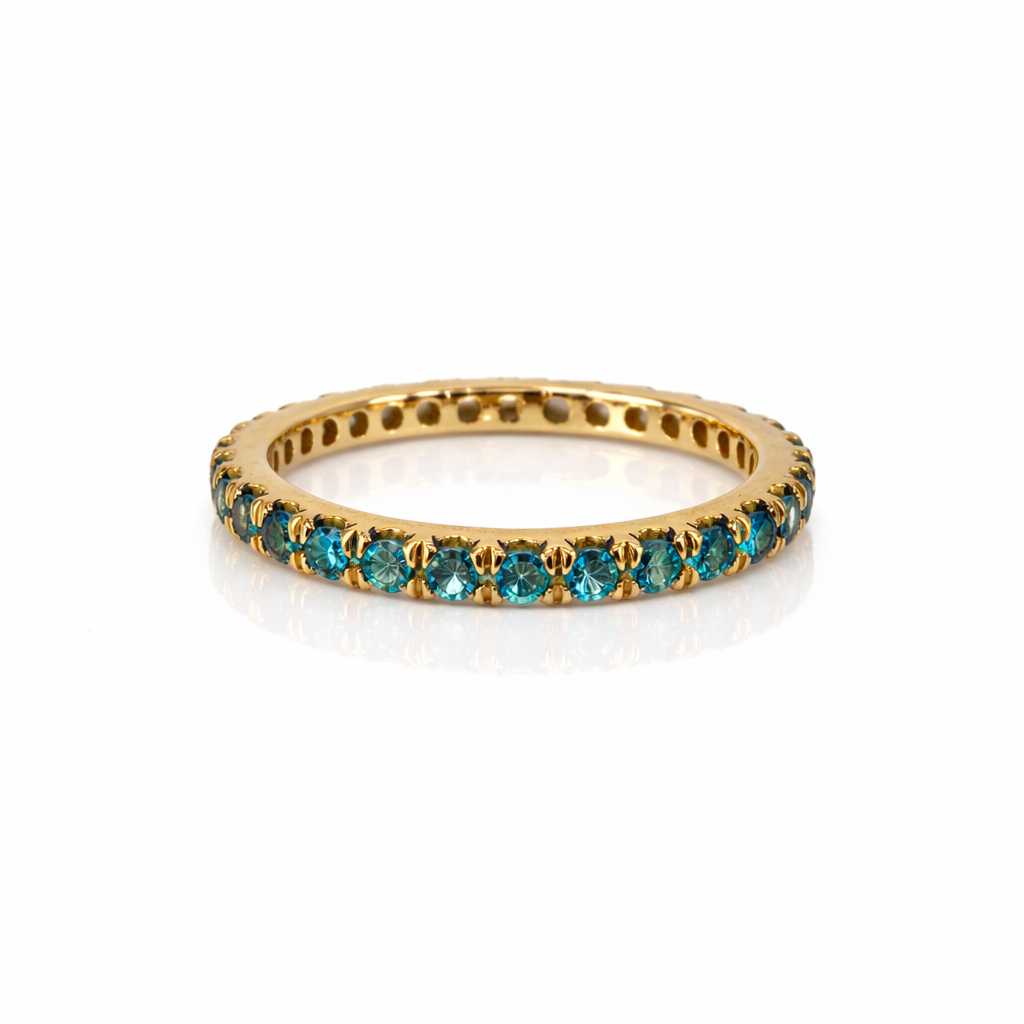 Apatite Eternity Band