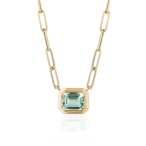 Manhattan Prasiolite Necklace