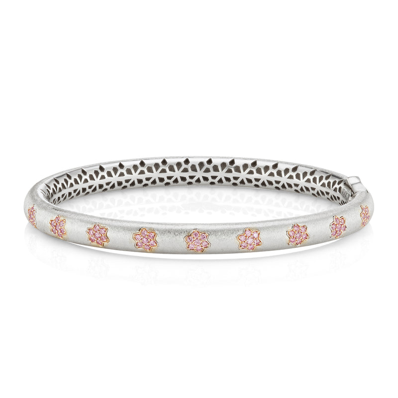 Argyle Pink Diamond Floral Cuff