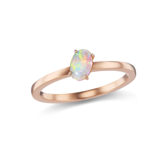Opal Rose Ring