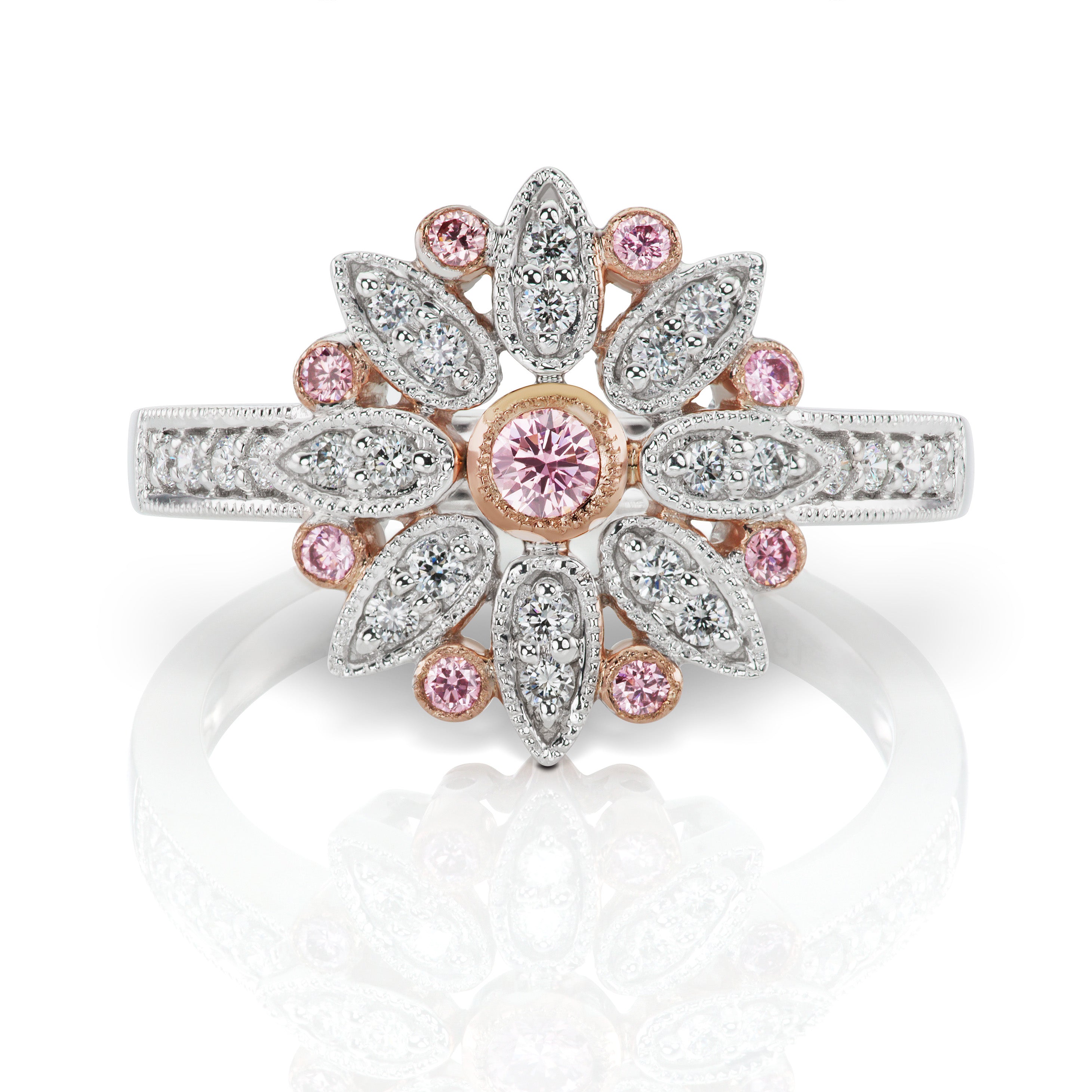 Pink Daisy Ring