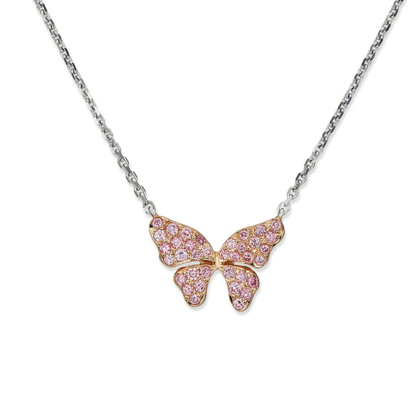 Argyle Butterfly Necklace