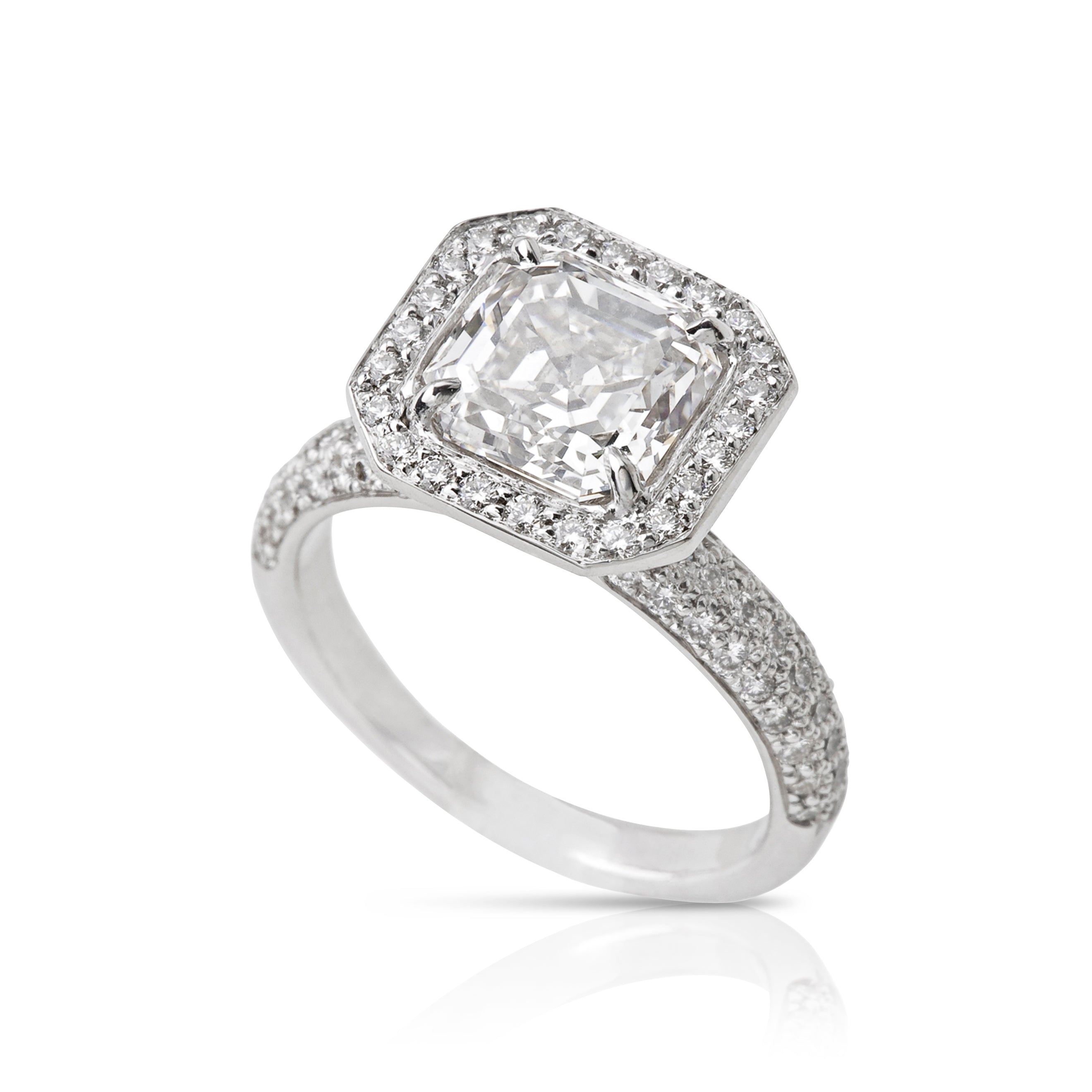 Asscher Elegance Ring